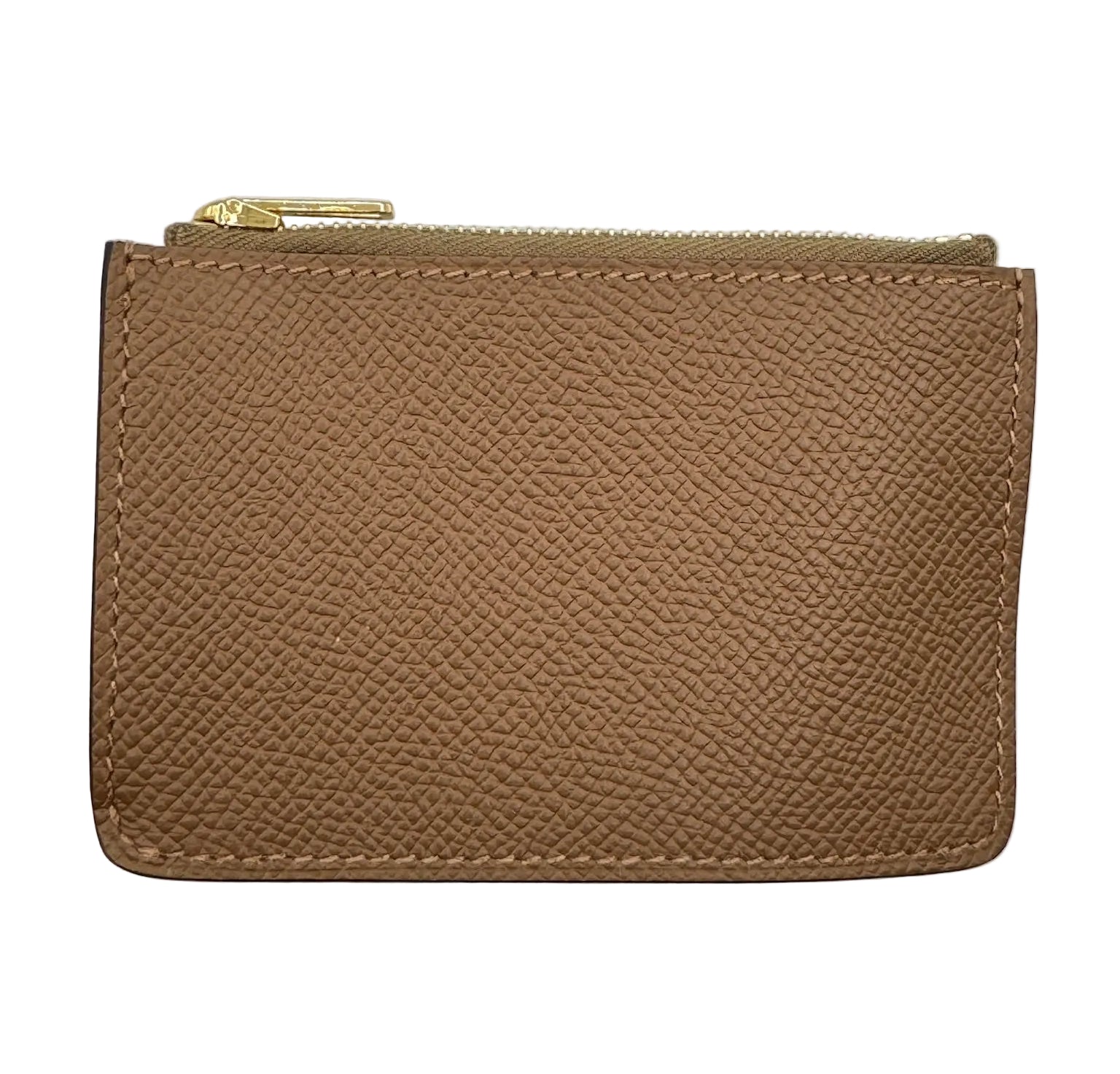 Hermès Constance Slim Wallet Alezan Gold Hardware