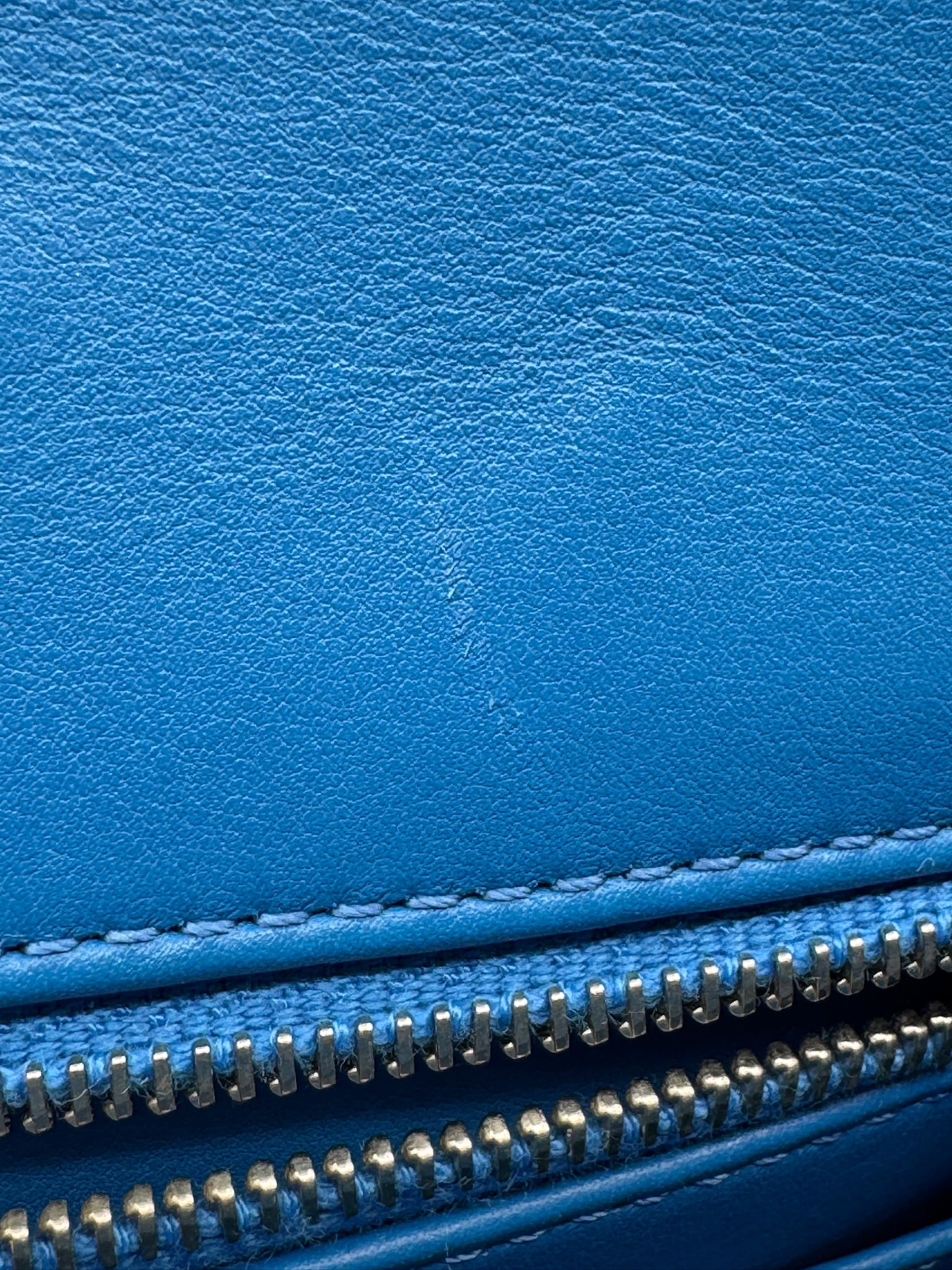 Chanel Blue Alligator Medium Classic Double Flapbag