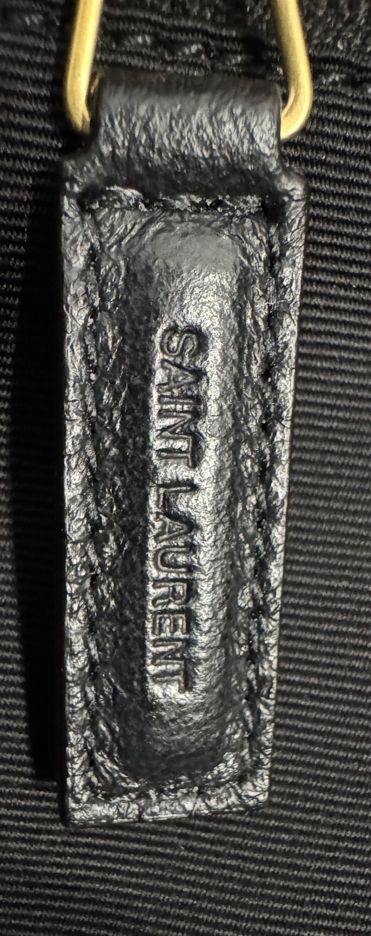 Saint Laurent YSL Black Leather Maxi Tote Bag