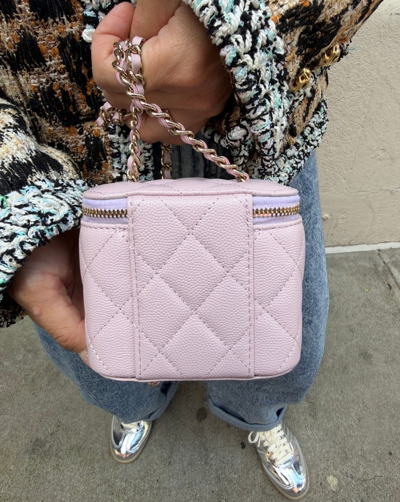 CHANEL Pink Mini Vanity Bag