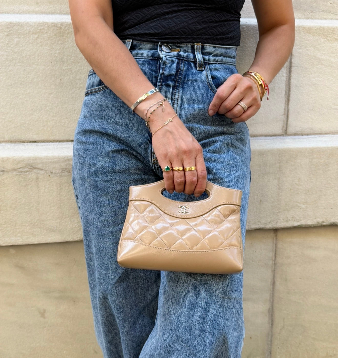 CHANEL Mini 31 Dark Beige Bag