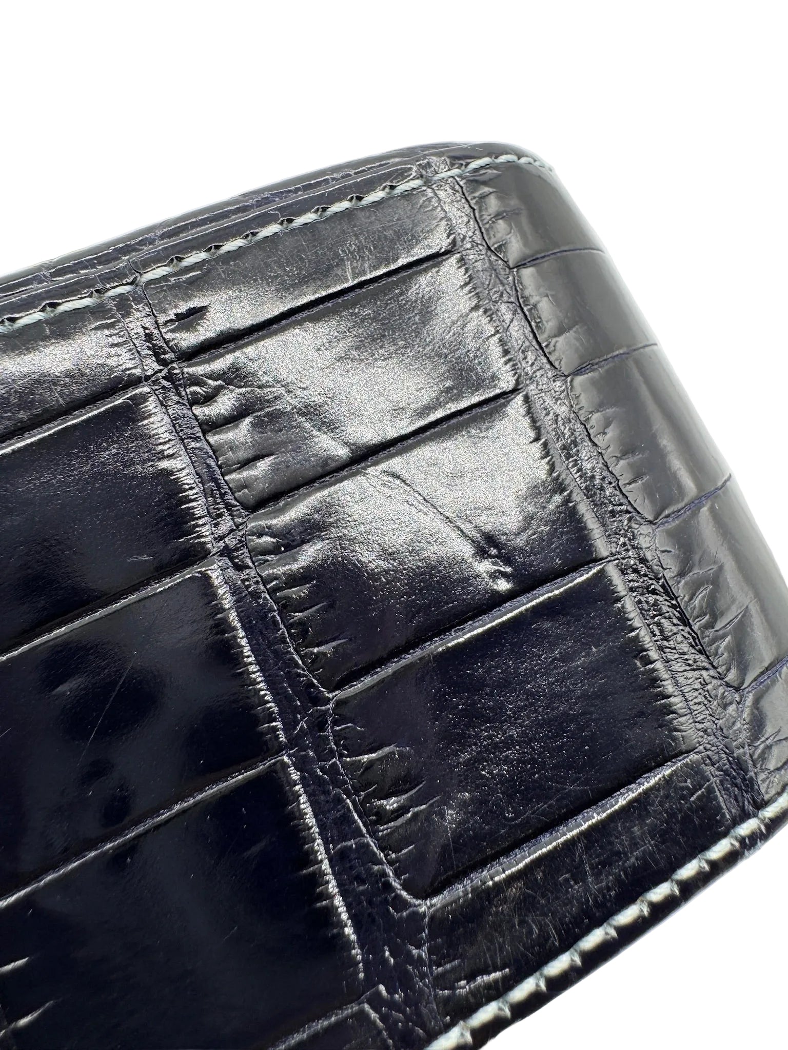 Chanel Ombre Blue Alligator Medium Flapbag
