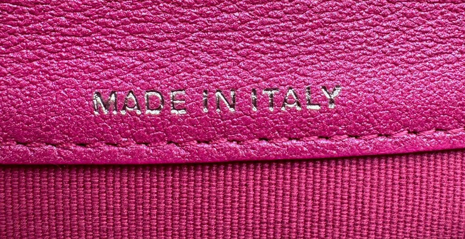 Chanel Pink Iridescent Mirror Bag Charm