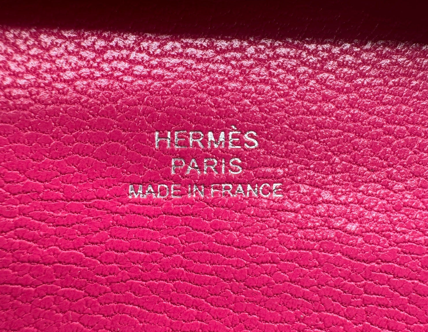 Hermès Bastia Coin Purse Rose Shocking