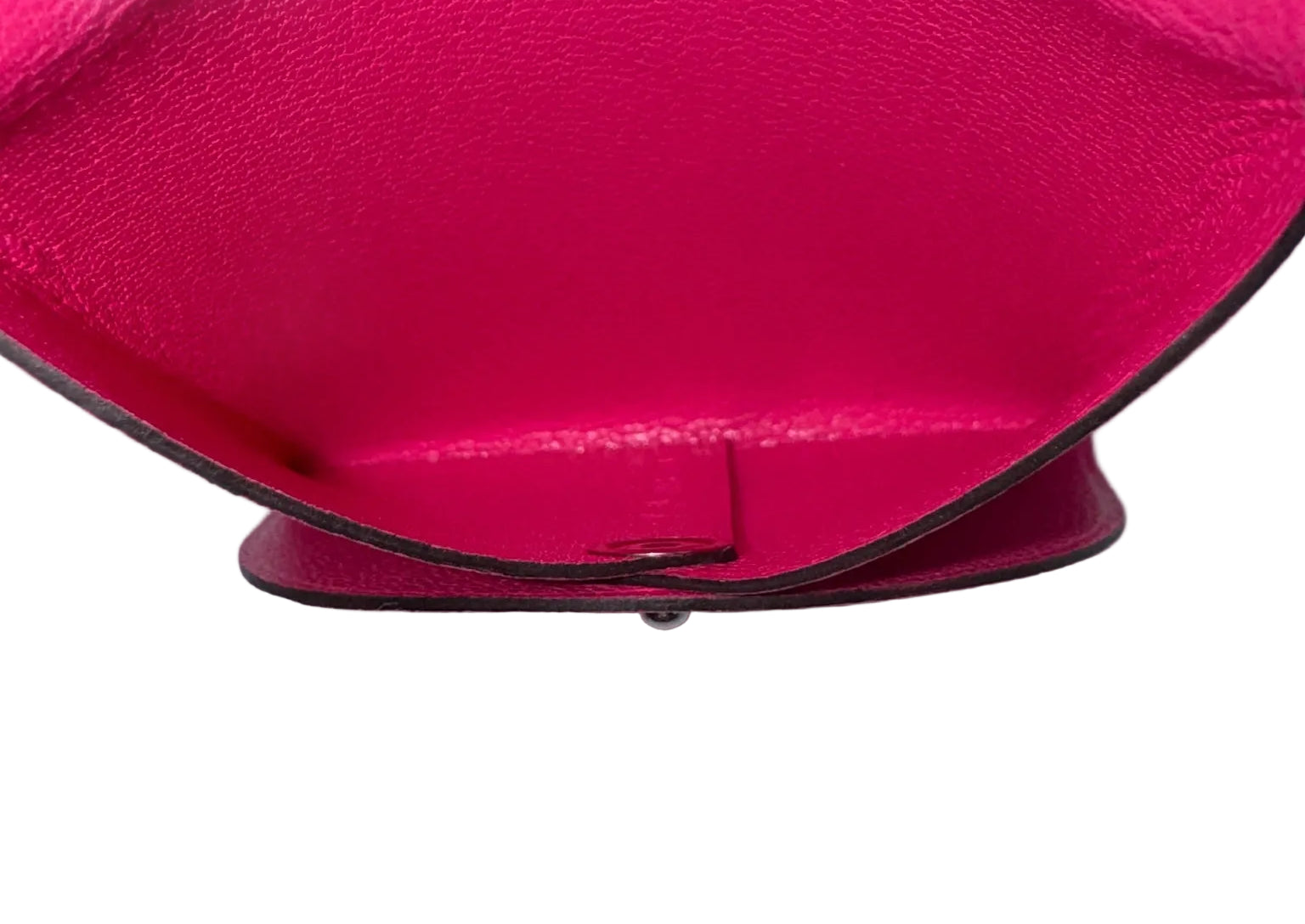 Hermès Bastia Coin Purse Rose Shocking