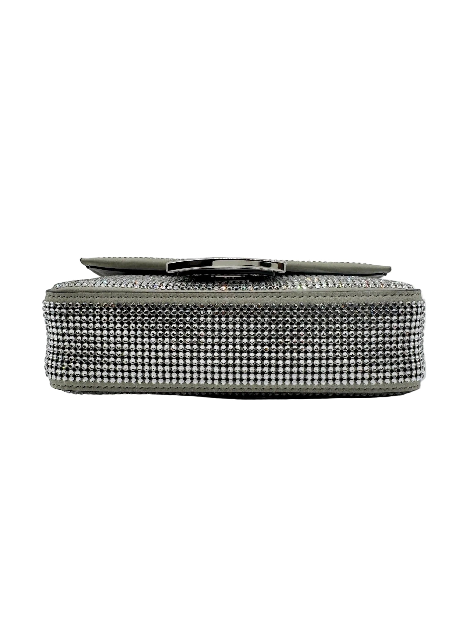 Fendi Mini Silver Crystals Baguette