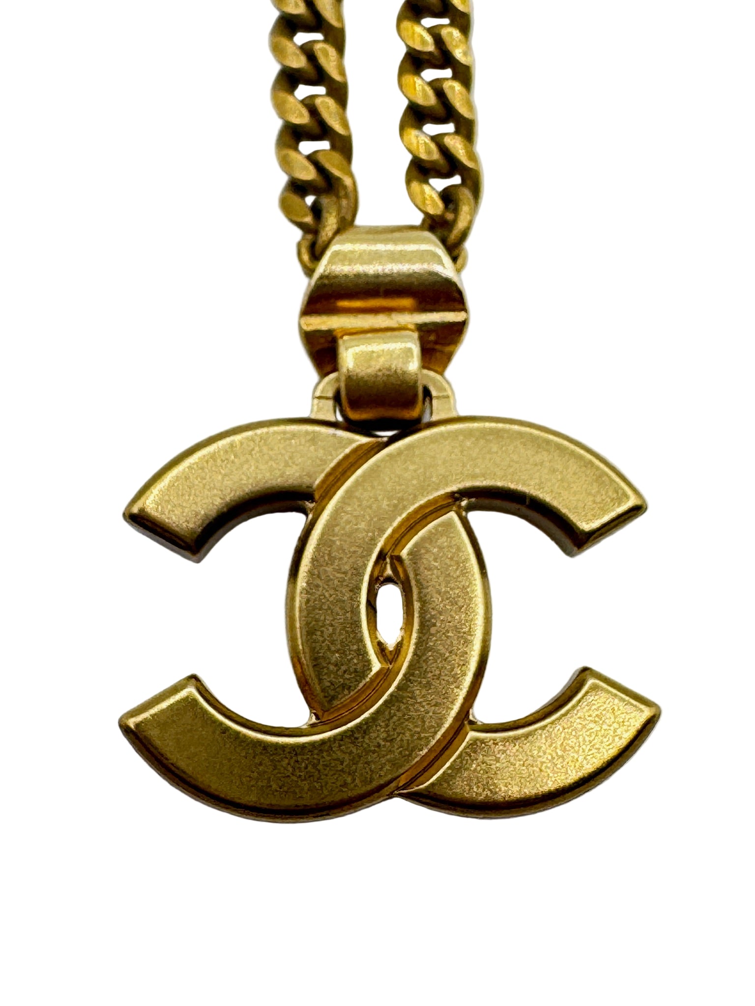 Chanel CC Gold Crystal Necklace