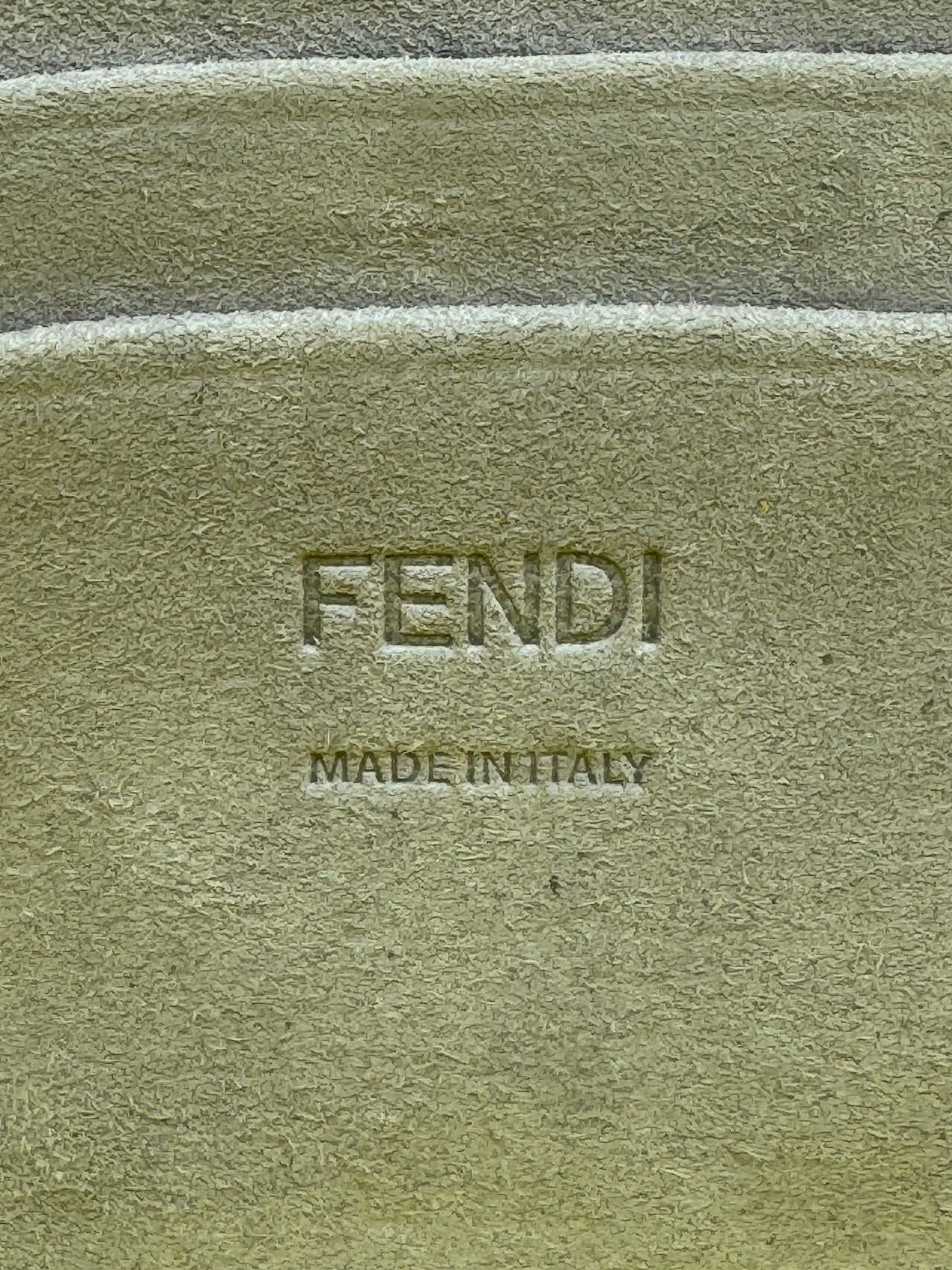 Fendi Mini Silver Crystals Baguette