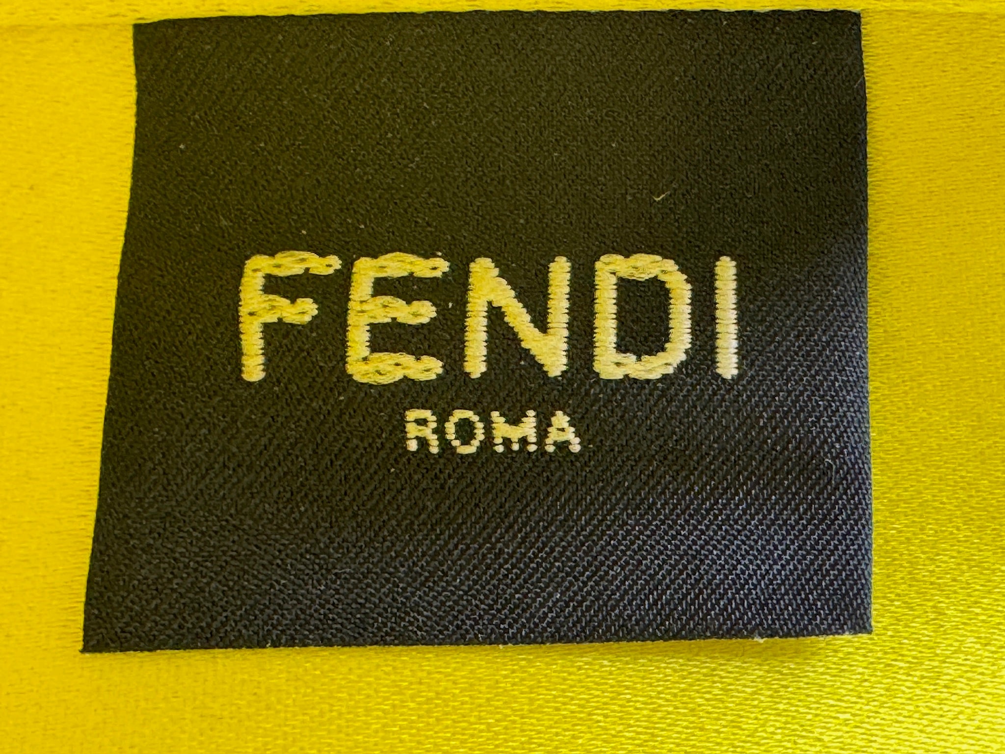 Fendi Mini Silver Crystals Baguette