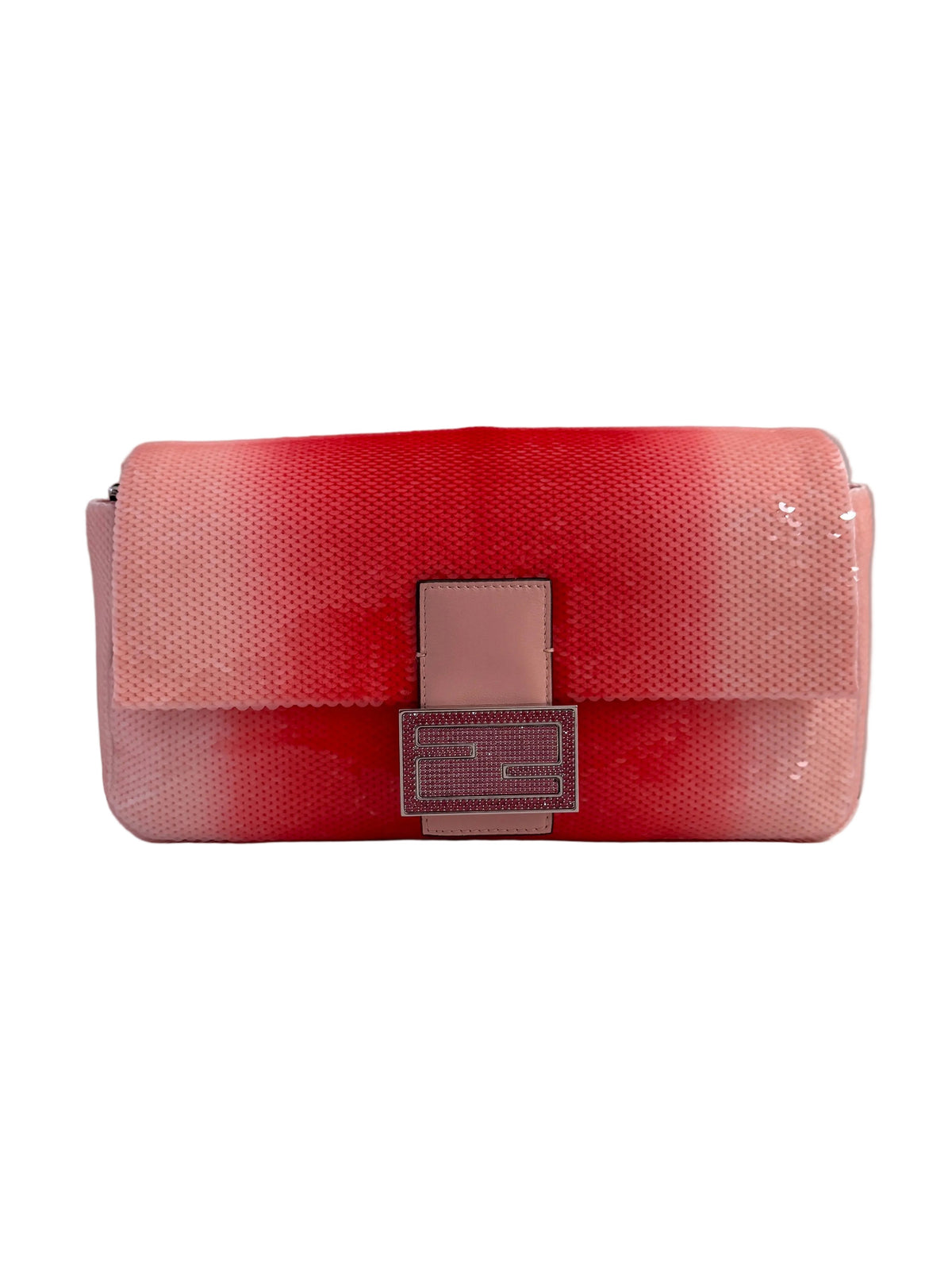 Fendi X Sarah Jessica Parker Pink Ombre Sequin Baguette