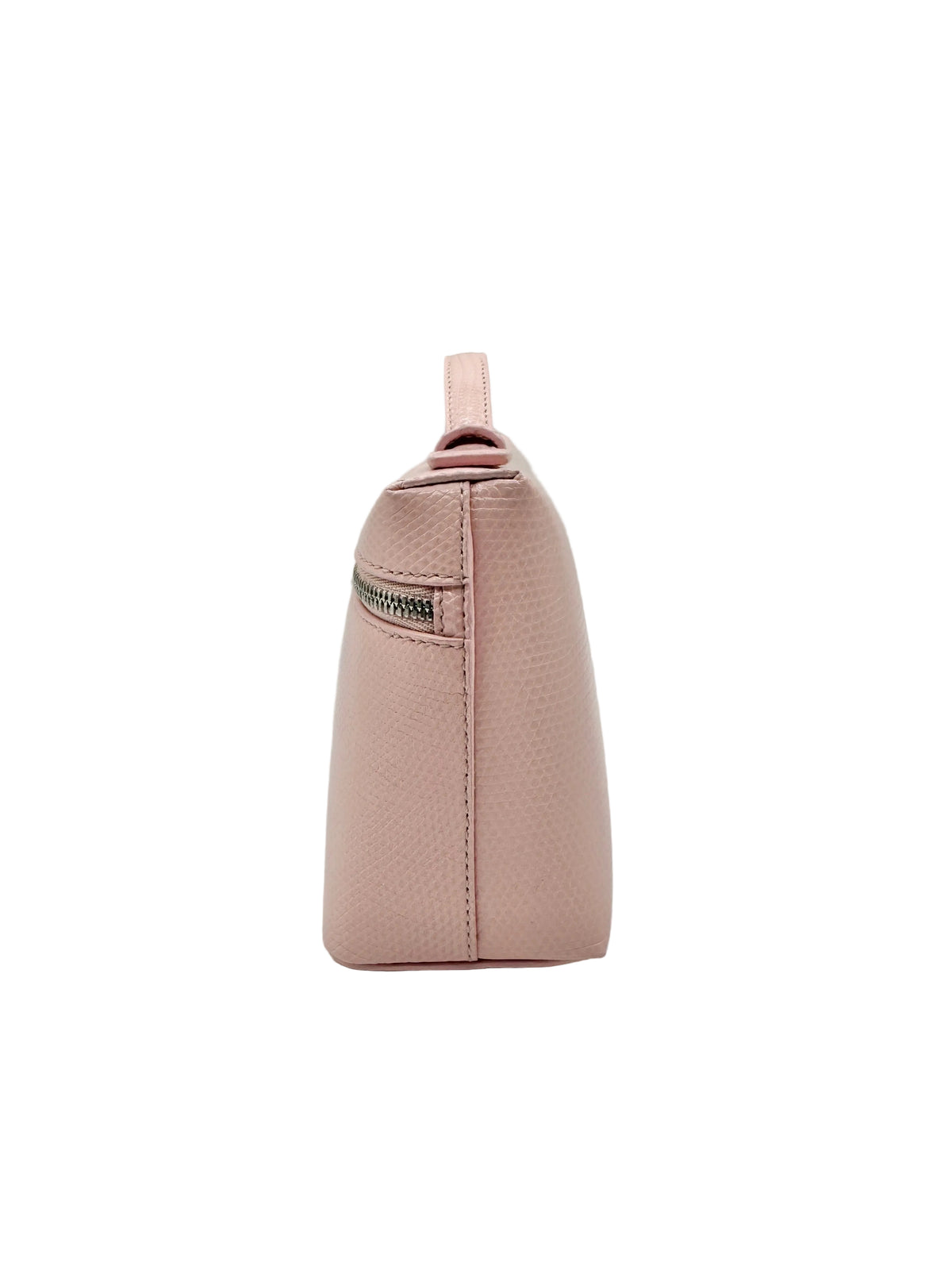Loro Piana Rose Baby Pink Lizard L19 Pouch