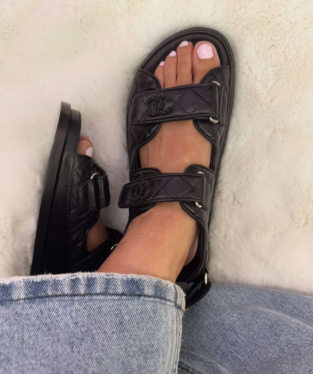 Chanel So Black Dad Sandals