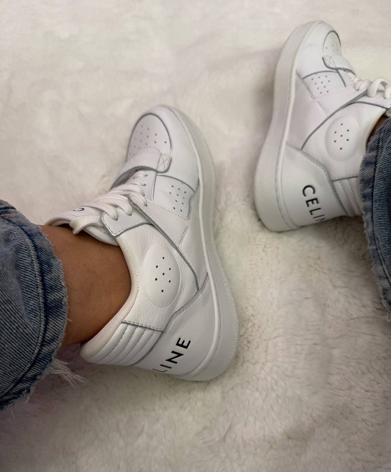 Celine CT-02 White Sneakers - Size IT 37