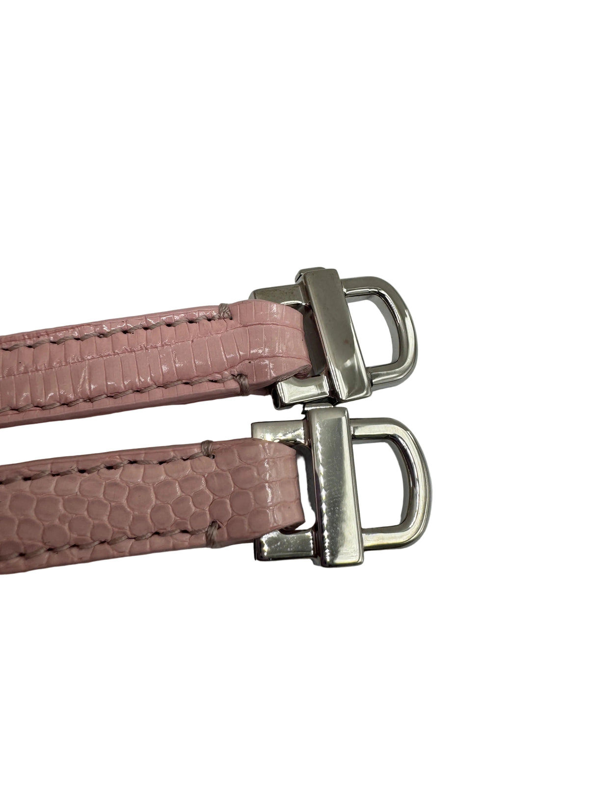 Loro Piana Rose Baby Pink Lizard L19 Pouch
