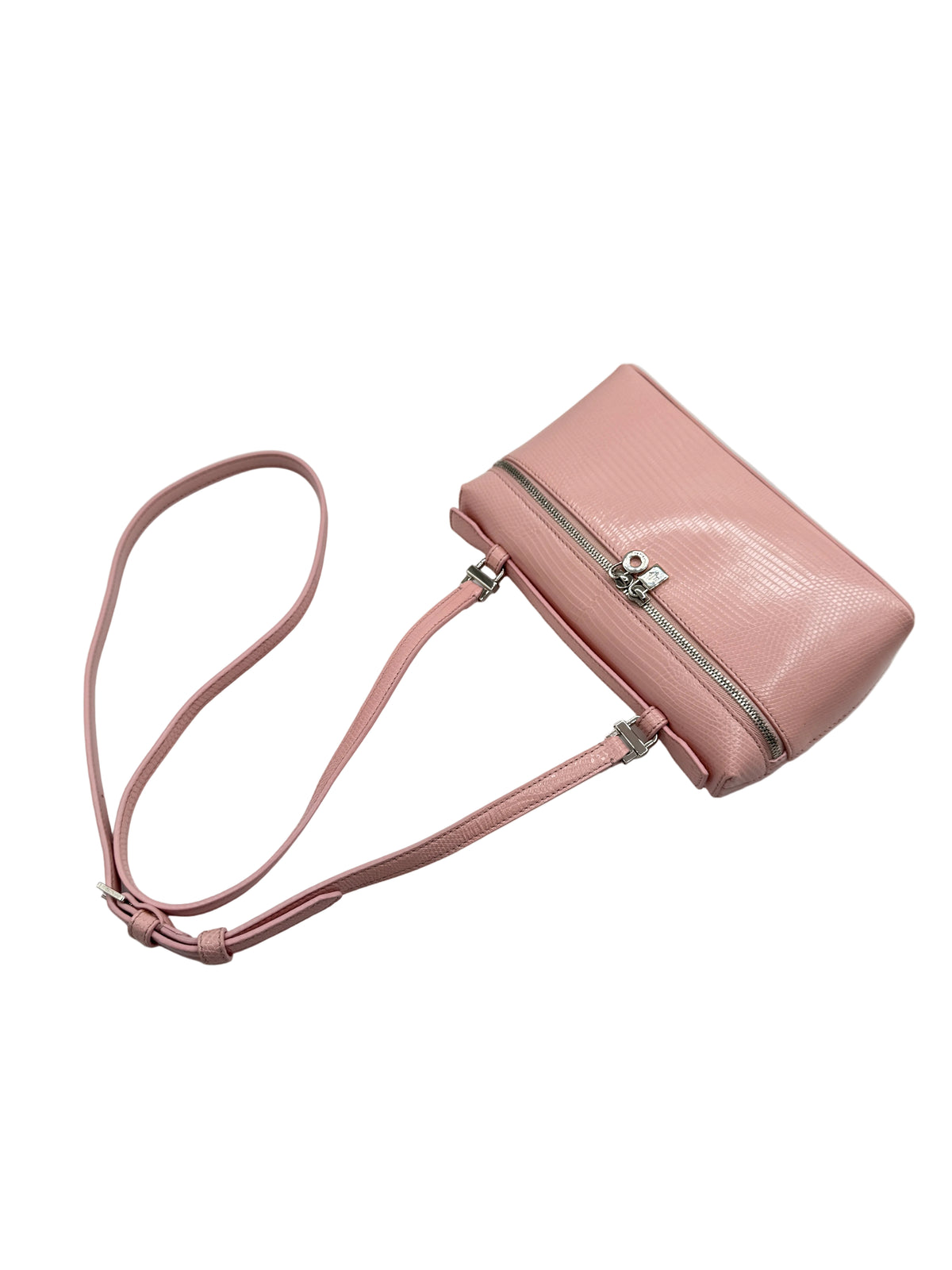 Loro Piana Rose Baby Pink Lizard L19 Pouch