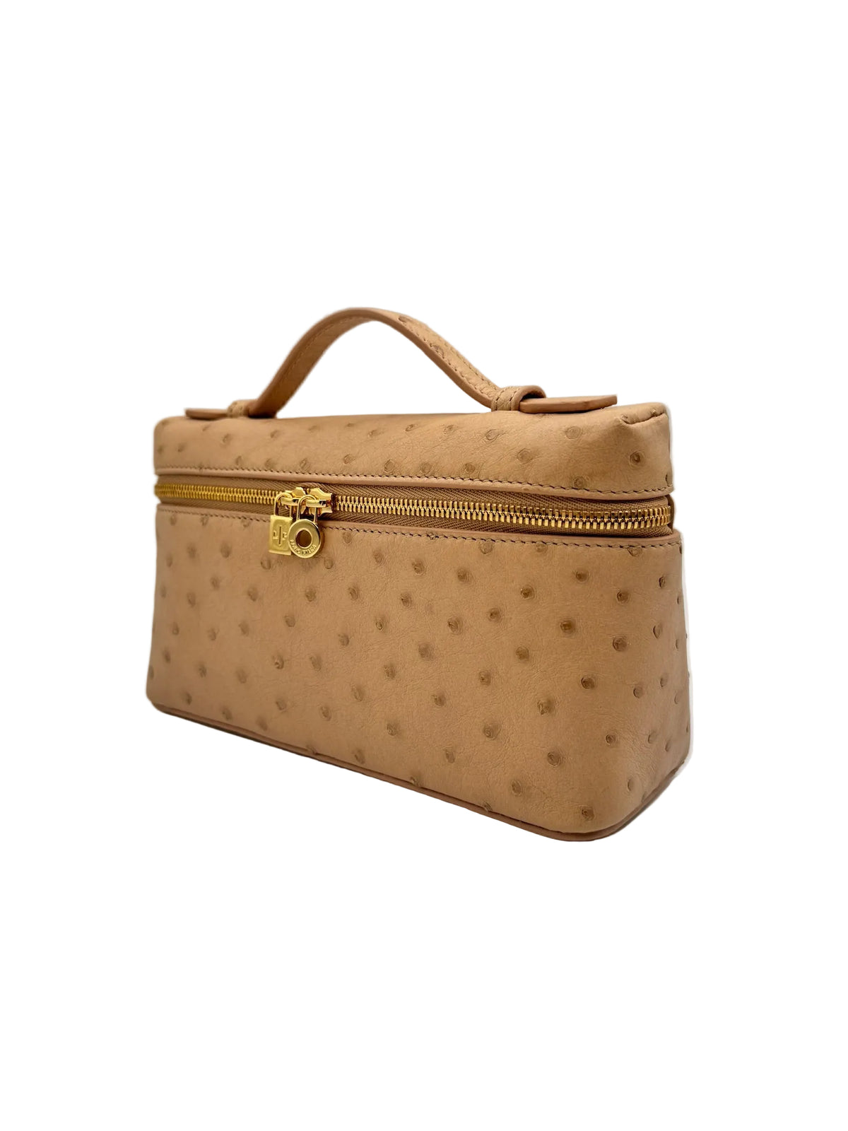 Loro Piana L19 Beige Ostrich Pouch