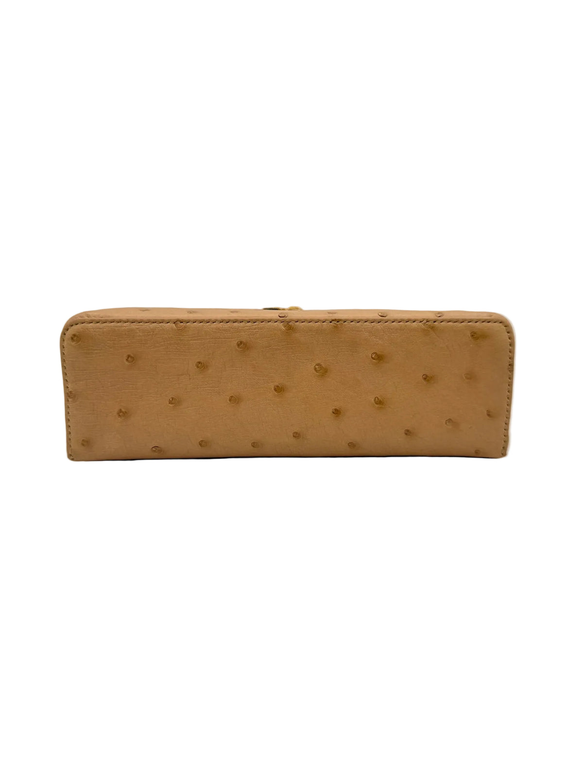 Loro Piana L19 Beige Ostrich Pouch