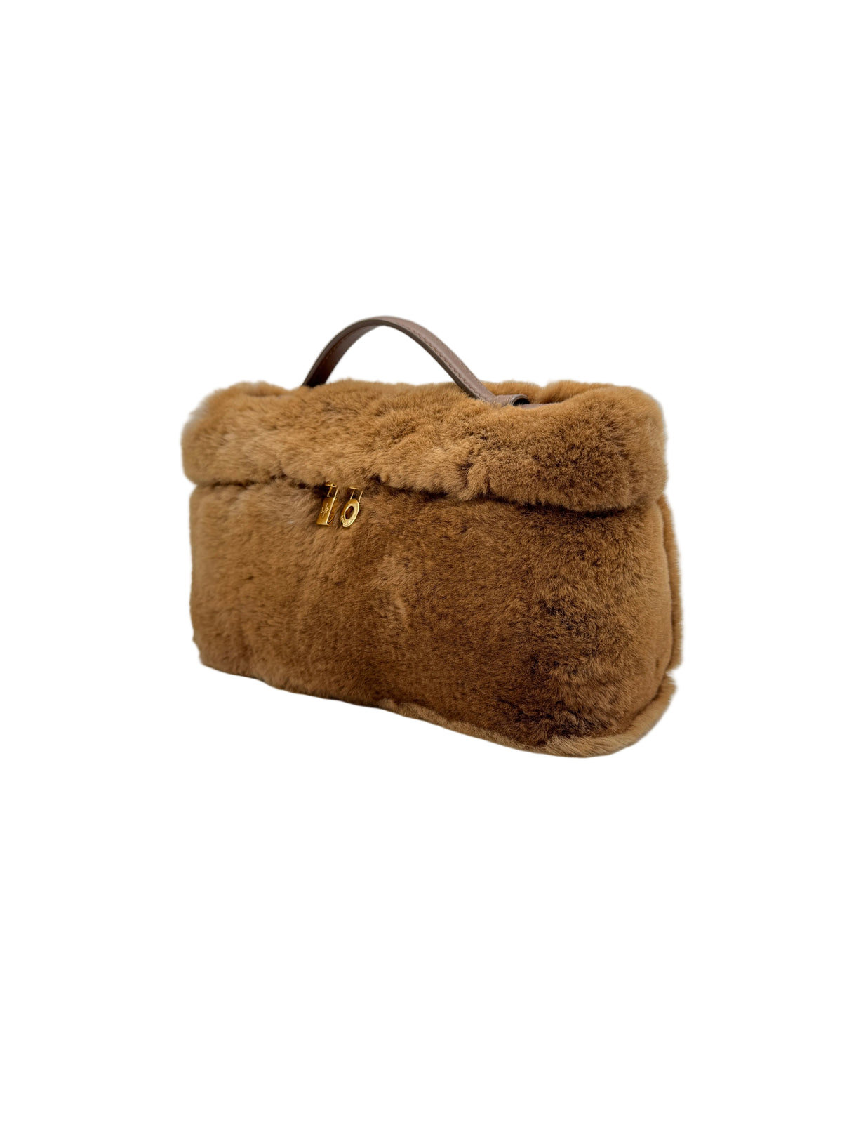Loro Piana L19 Brown Mink Fur Pouch