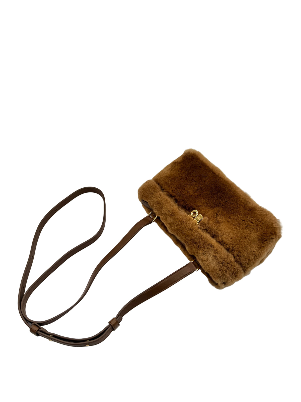 Loro Piana L19 Brown Mink Fur Pouch