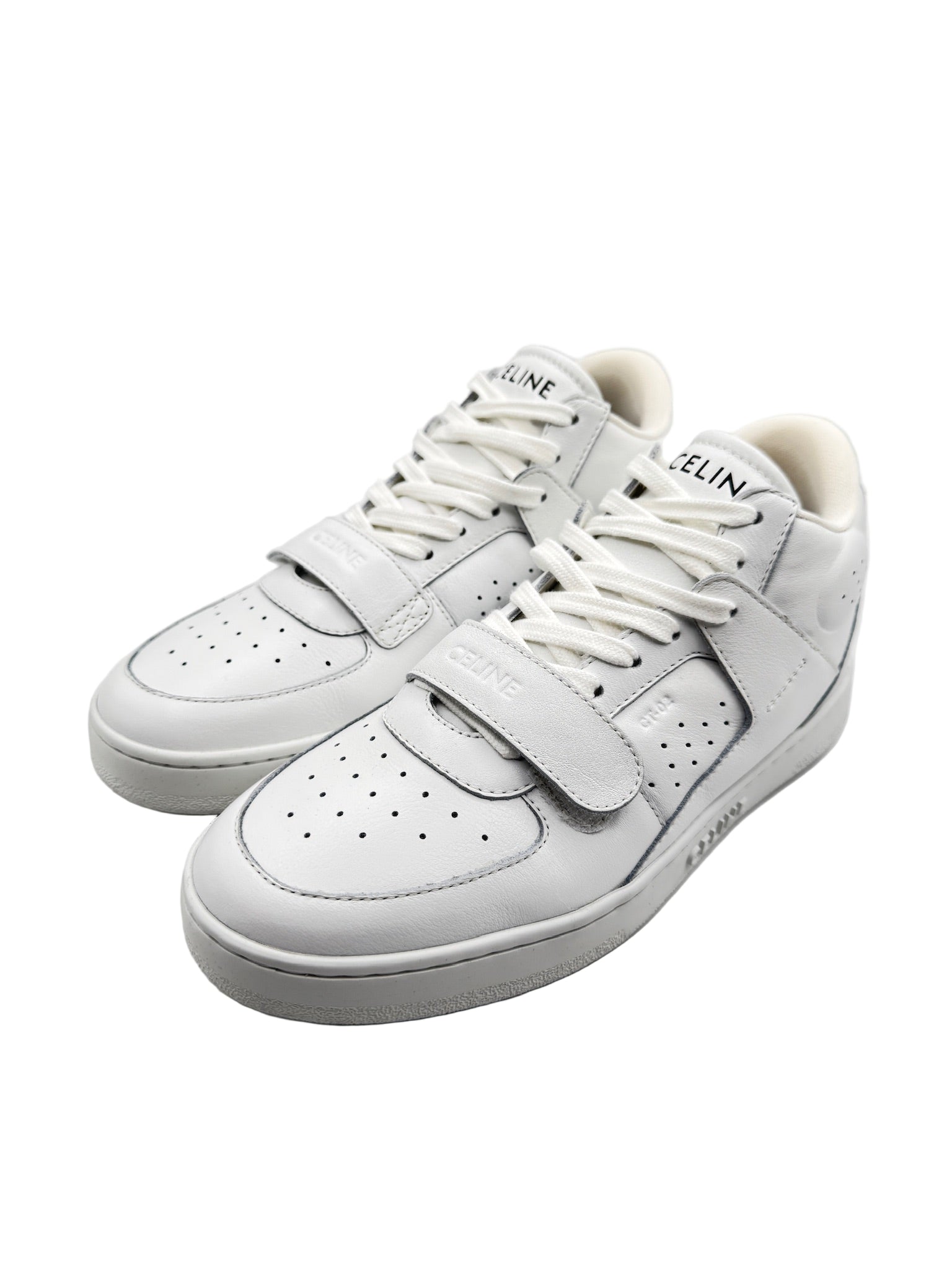 CELINE ホワイト スニーカー Celine CT-02 White Sneakers - Size IT 37