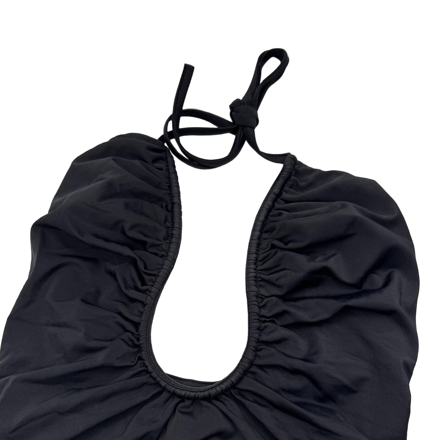Fendi FF Logos Reversible Plunge One Piece Swimsuit
