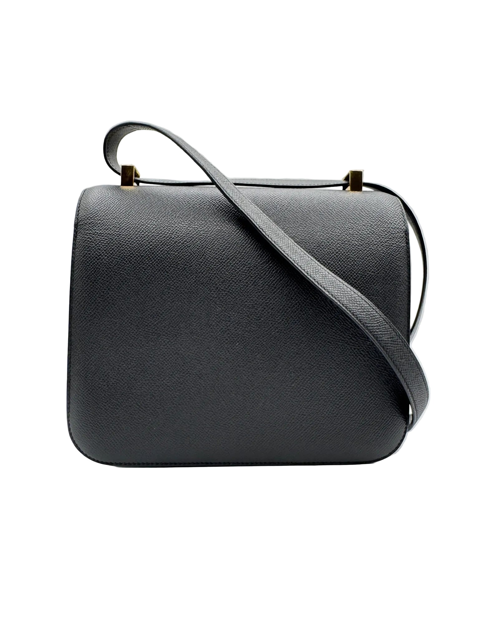 Hermès Constance 24 Black Noir Epsom Bag with Gold Hardware