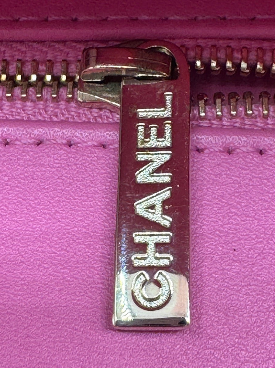 Chanel Pink Ombre Alligator Large Classic Double Flapbag
