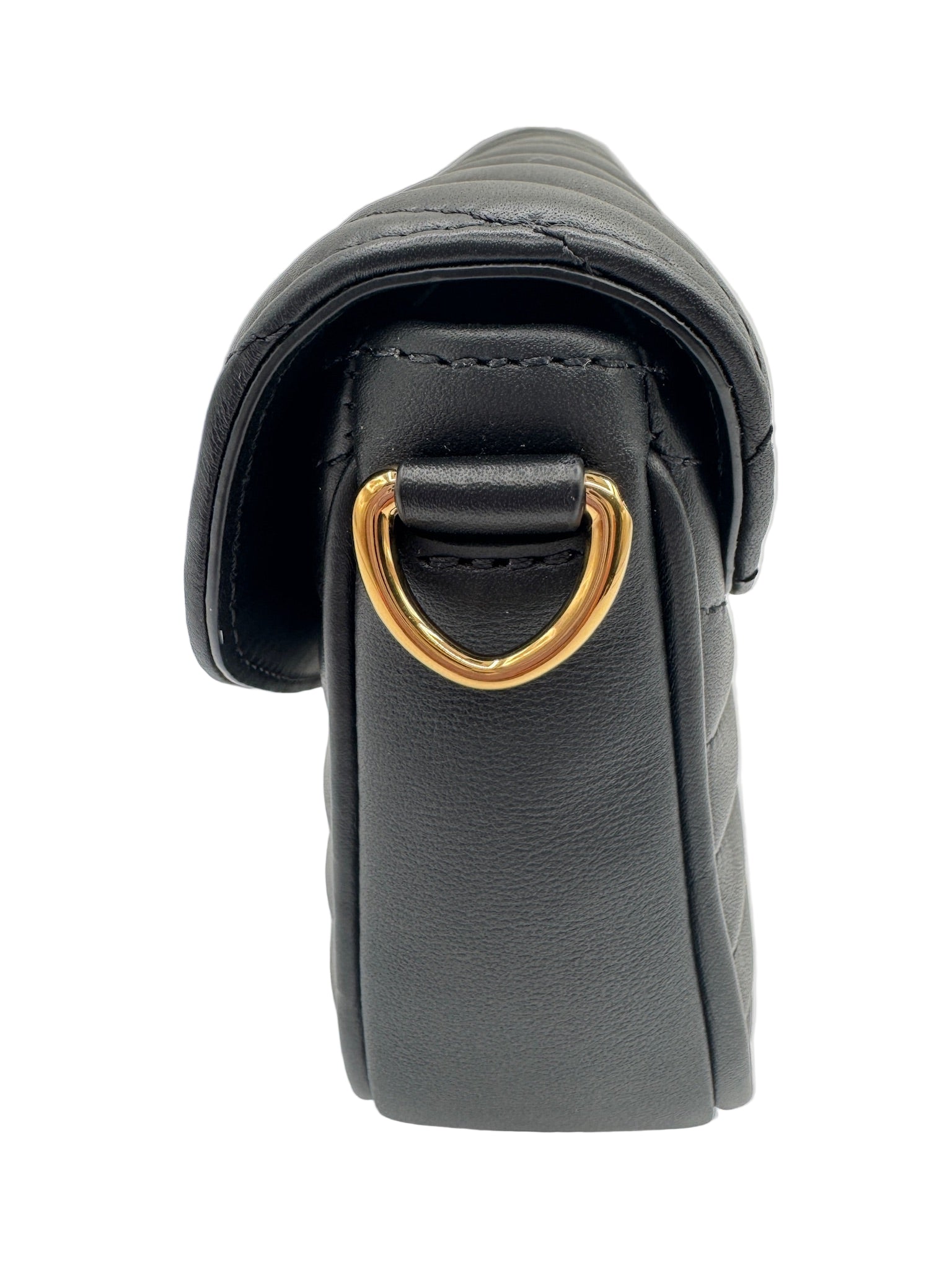 Louis Vuitton Black Leather New Wave Multi Pochette