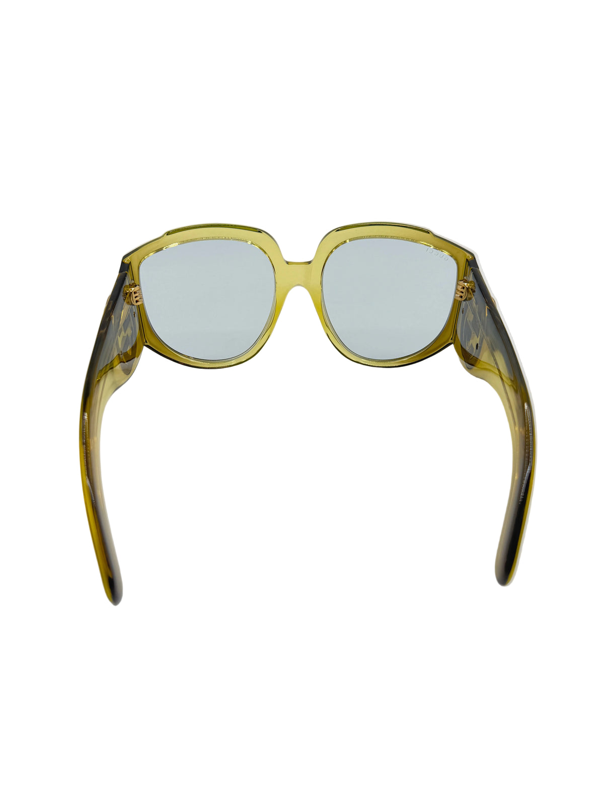 Gucci Khaki Green Oversized Sunglasses