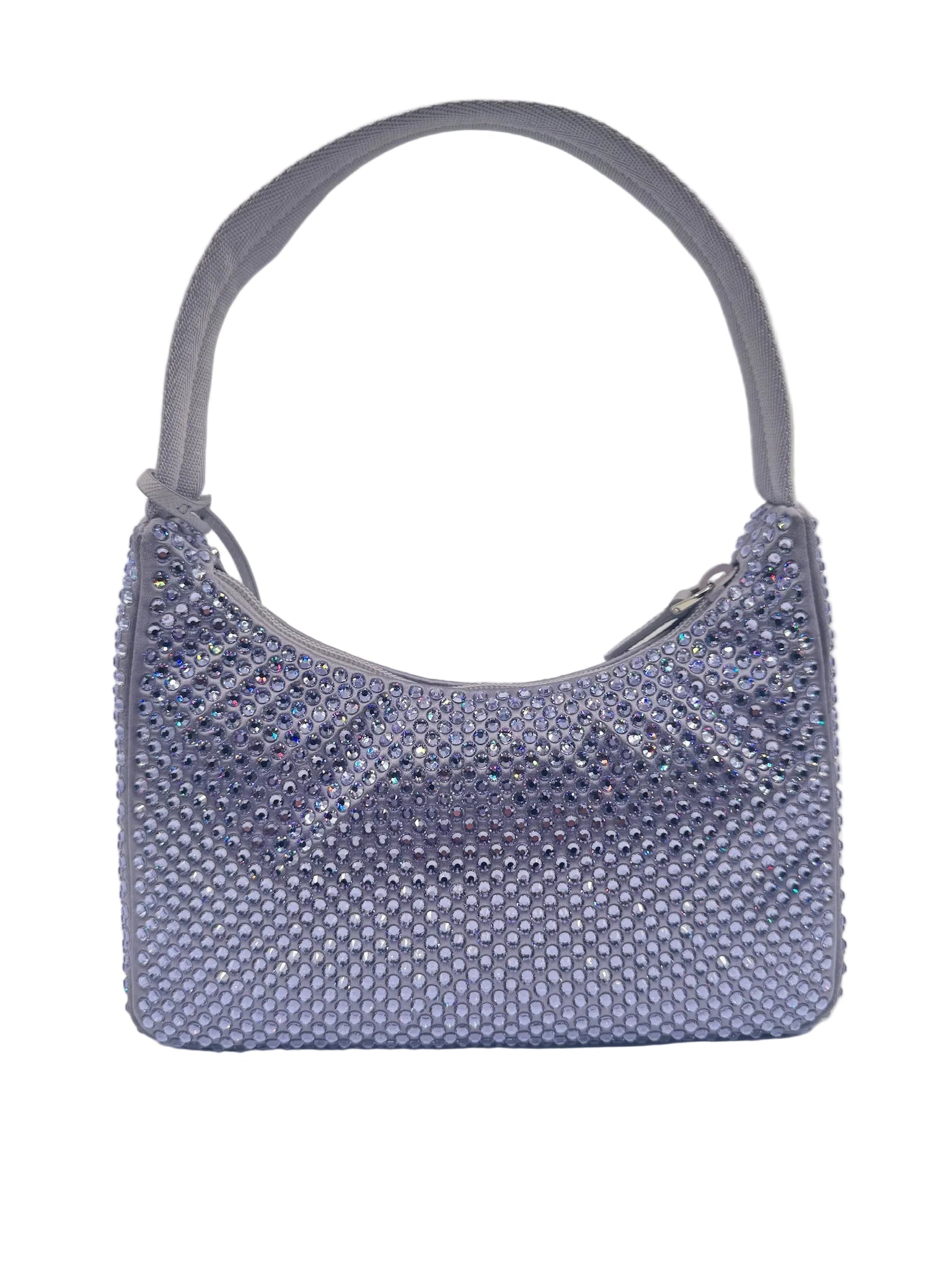 Prada Purple Crystal Mini Re-Edition Bag