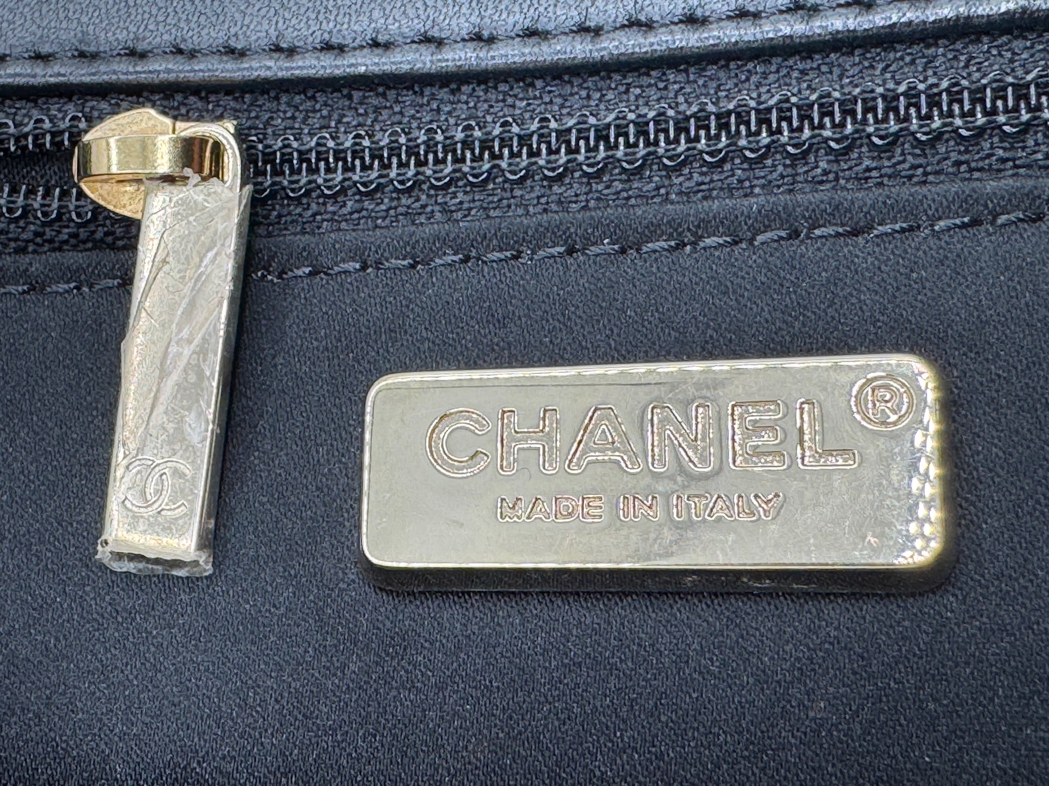 Chanel 2019 SS Black with White Pearls Mini Classic Flapbag