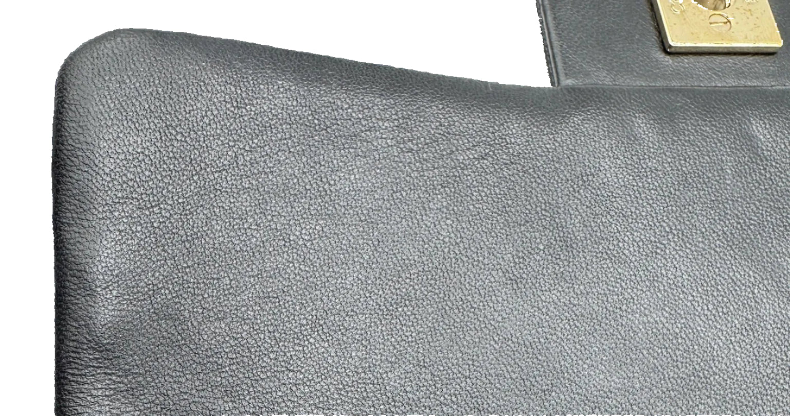 Chanel 2019 SS Black with White Pearls Mini Classic Flapbag