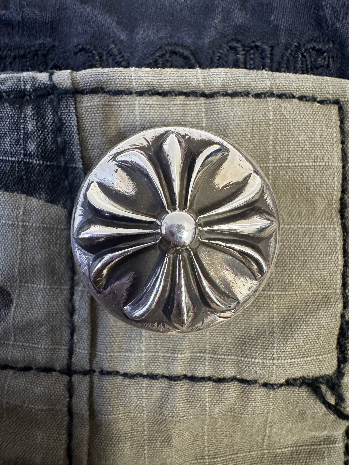 Chrome Hearts Camouflage Devil Dog Cargo Pants