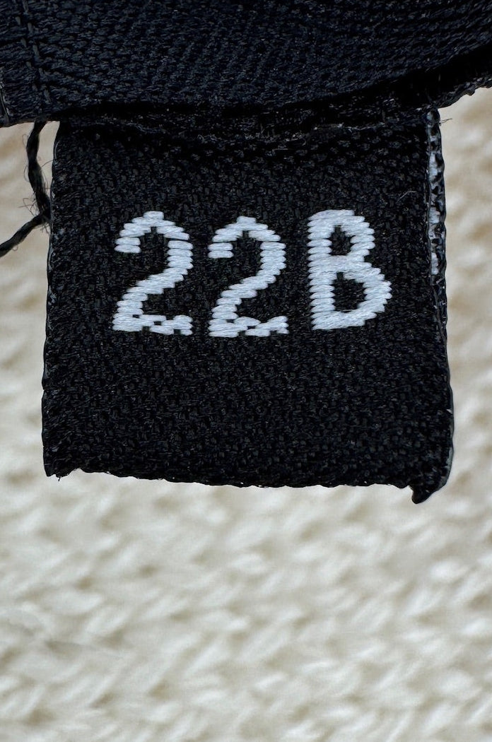 Chanel White Ivory Beanie with Black CC Logo