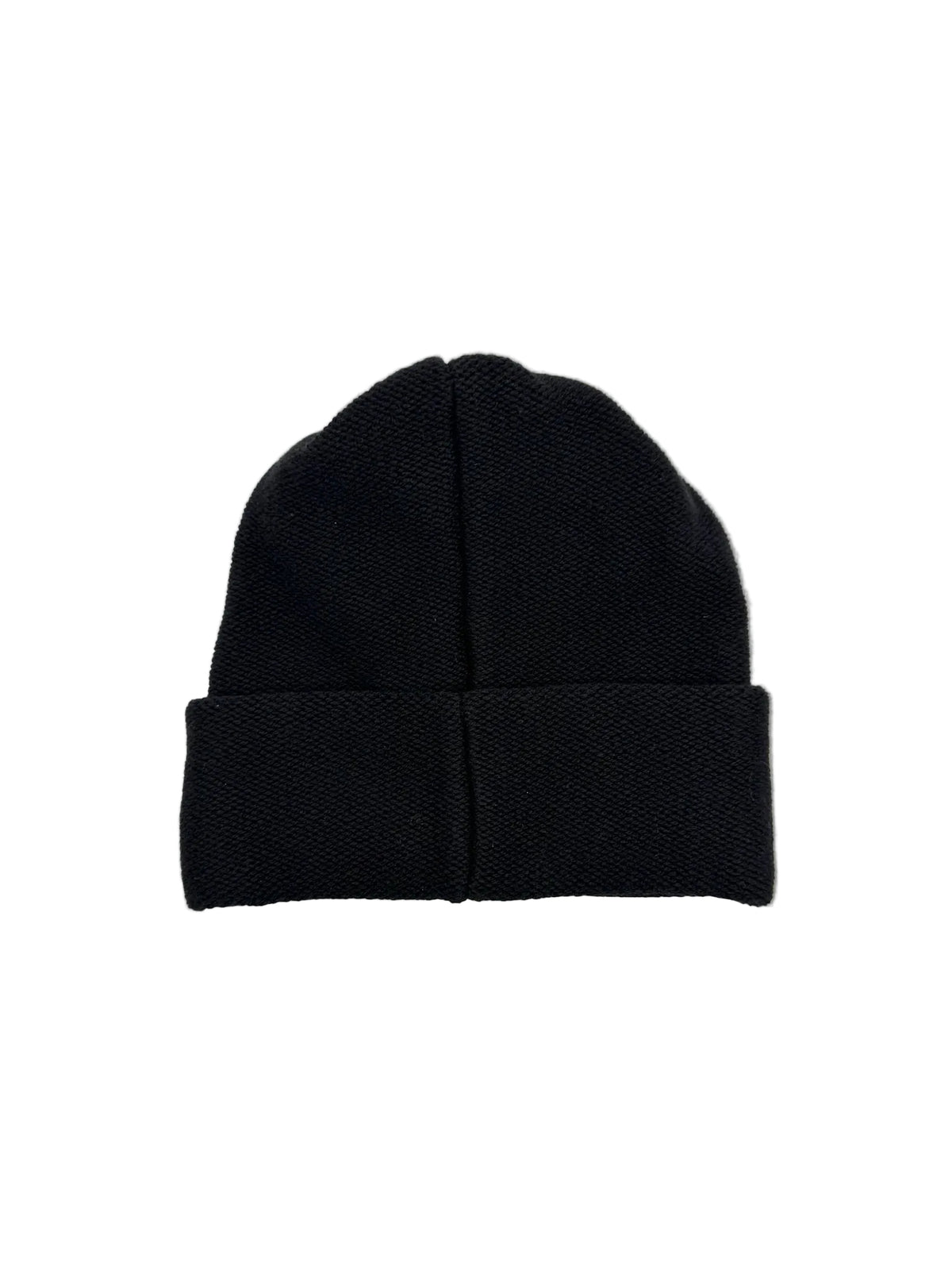 Chanel Black Beanie with White CC Logo