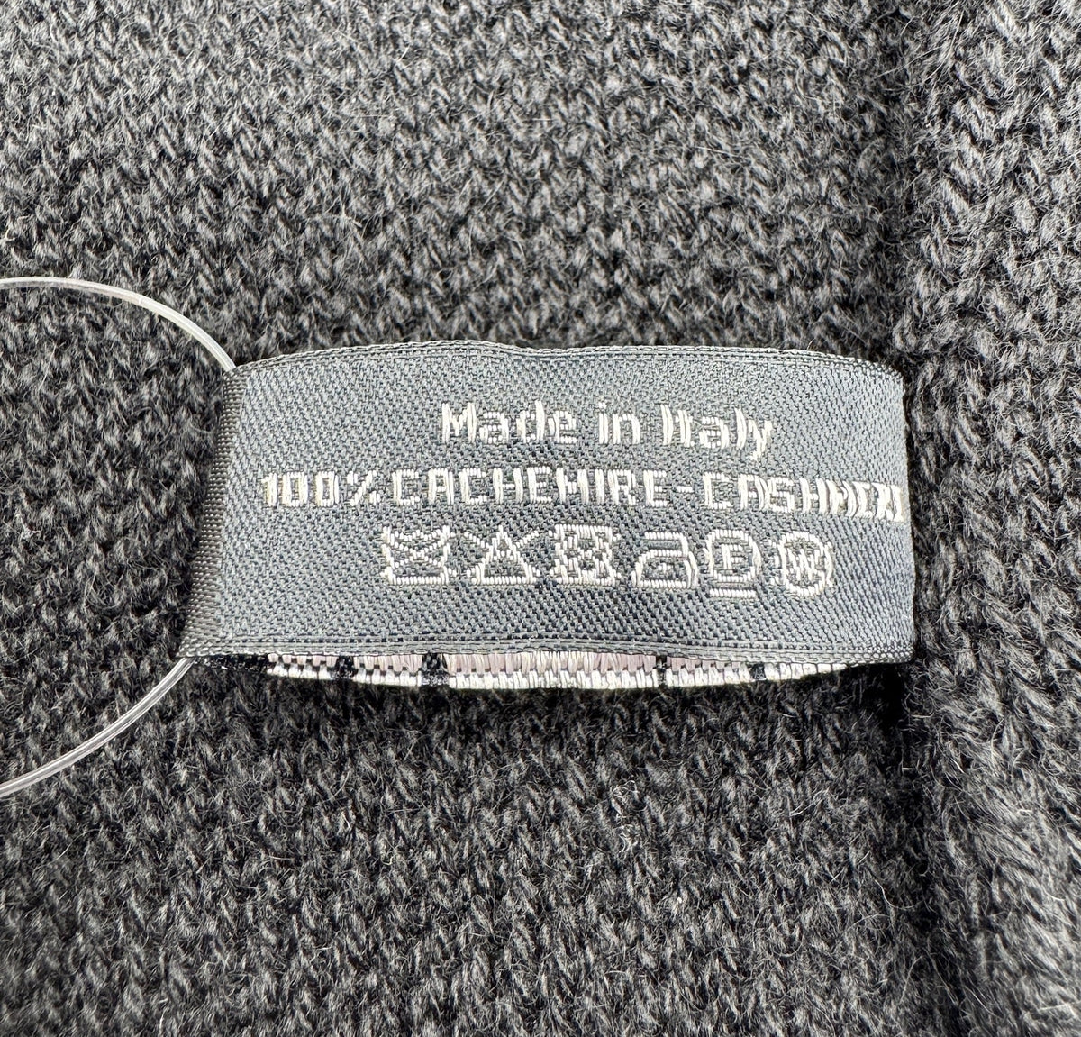 Chanel Black Beanie with White CC Logo