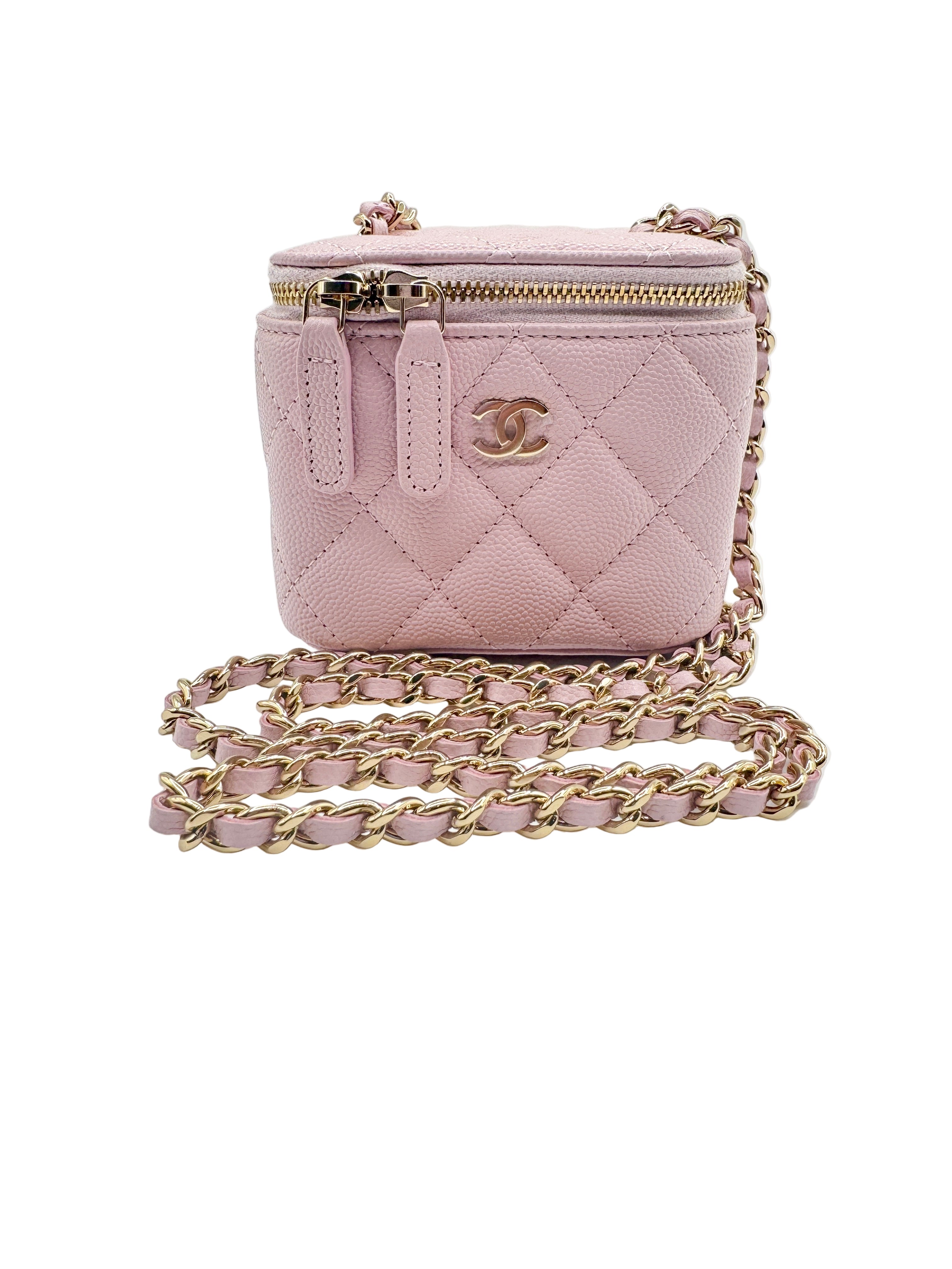 Chanel Pink Mini Vanity Bag