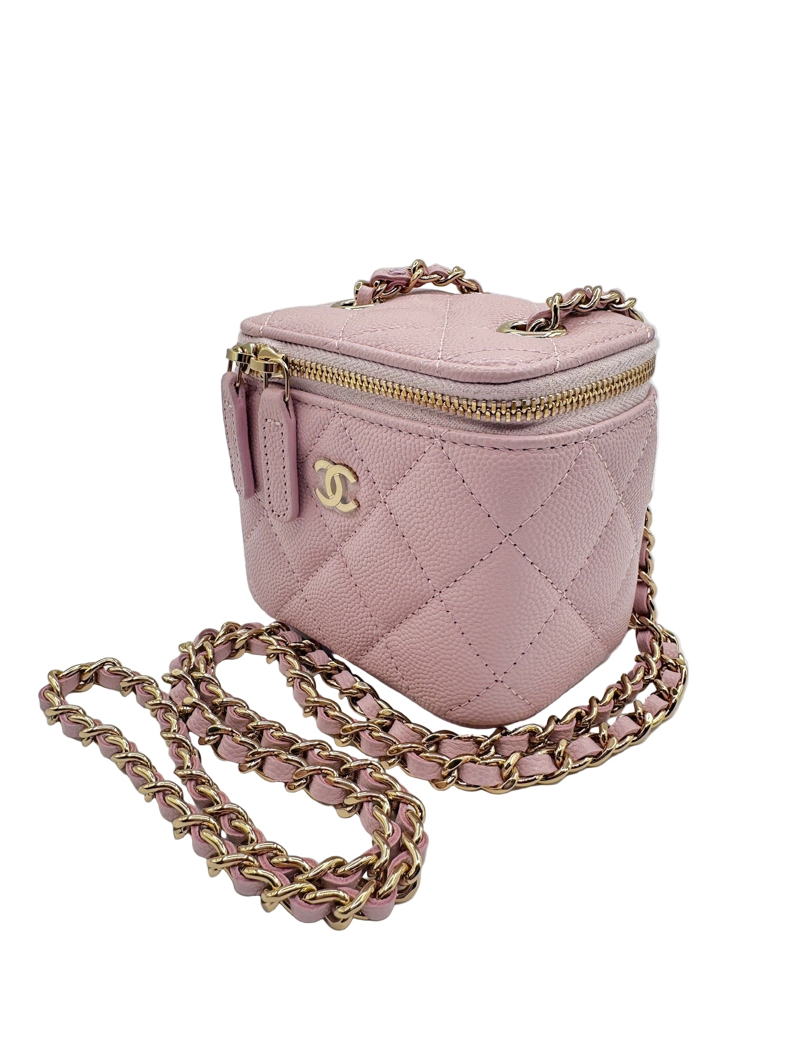 Chanel Pink Mini Vanity Bag
