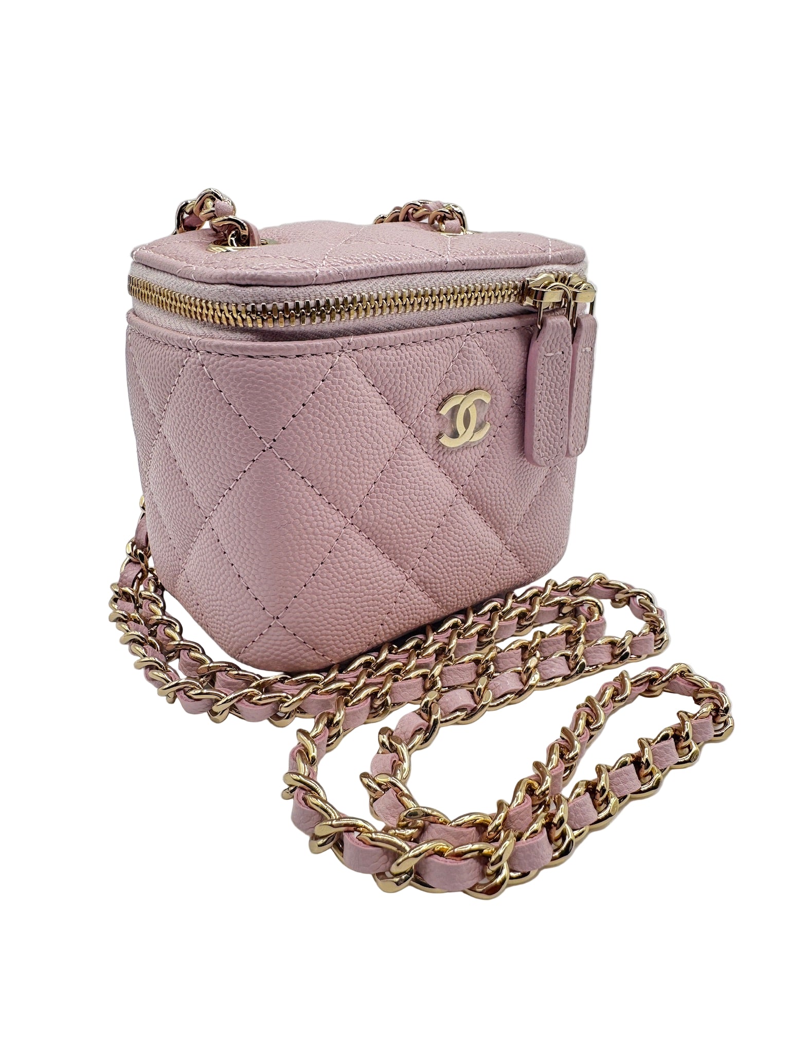 Chanel Pink Mini Vanity Bag
