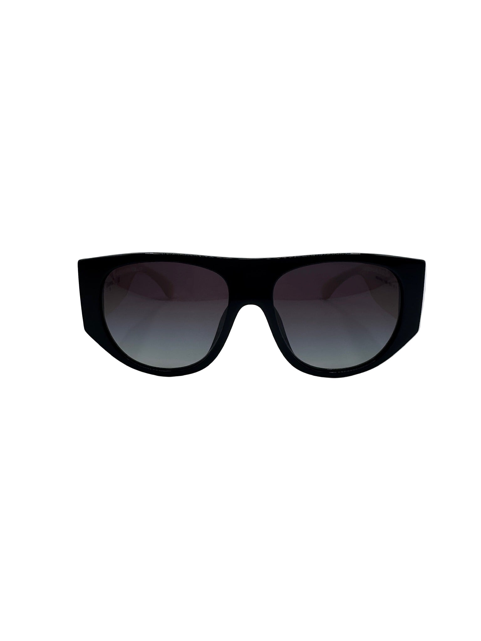 Chanel Black and White Quilted Sunglasses