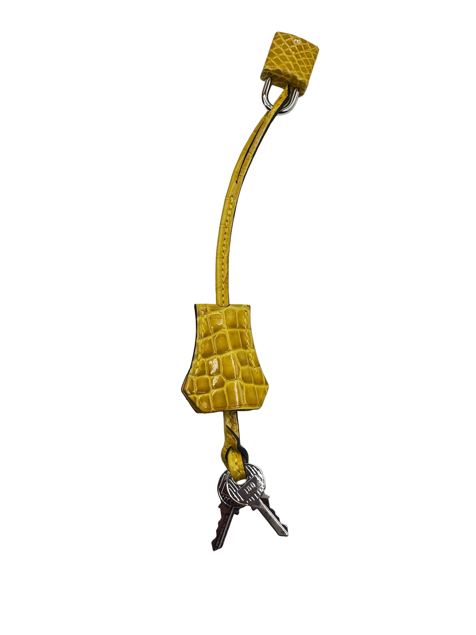 Hermès Kelly 25 Mimosa Yellow Alligator Palladium Hardware