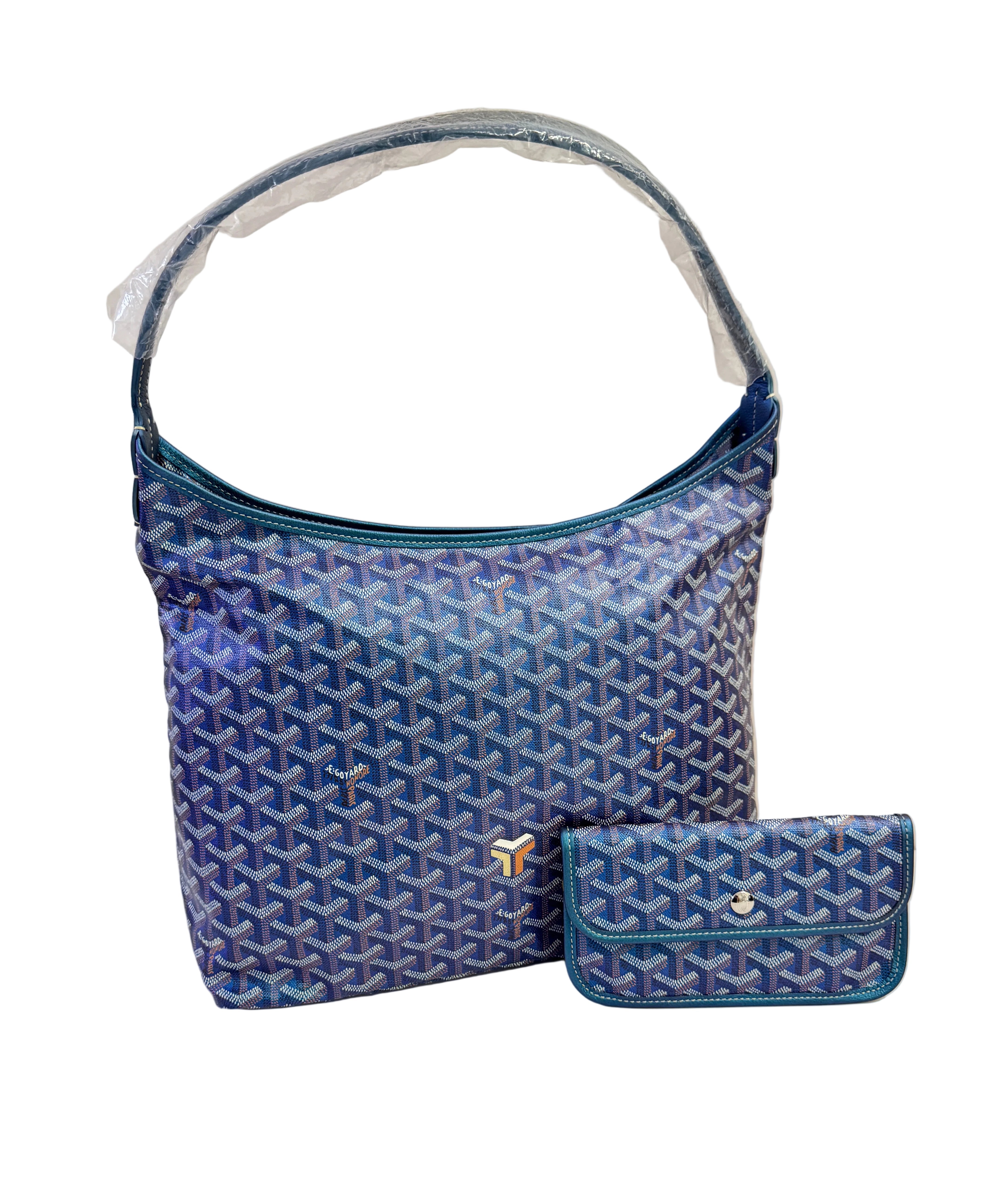 Goyard Boheme Blue Pearly Iridescent Hobo Bag