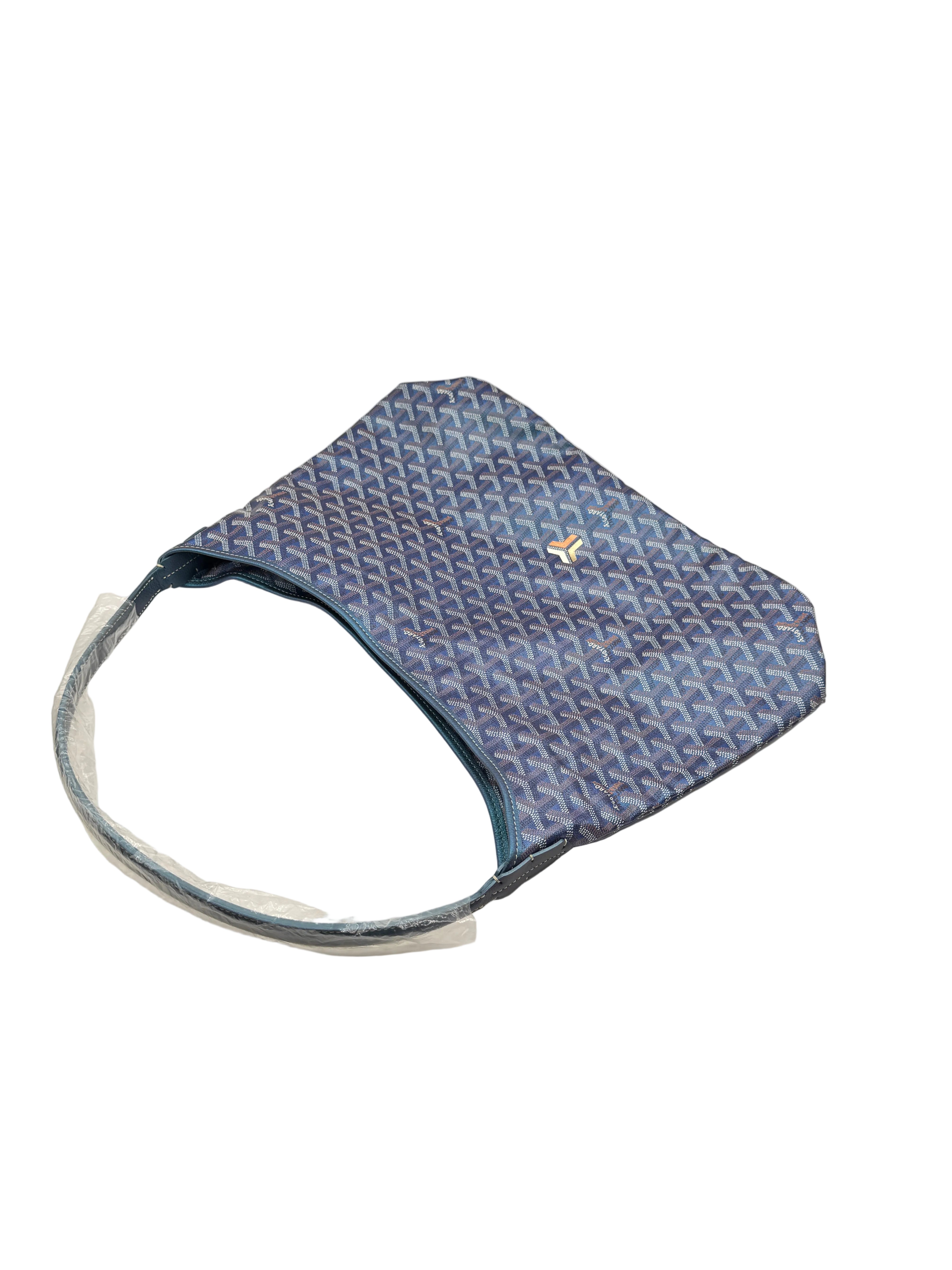 Goyard Boheme Blue Pearly Iridescent Hobo Bag