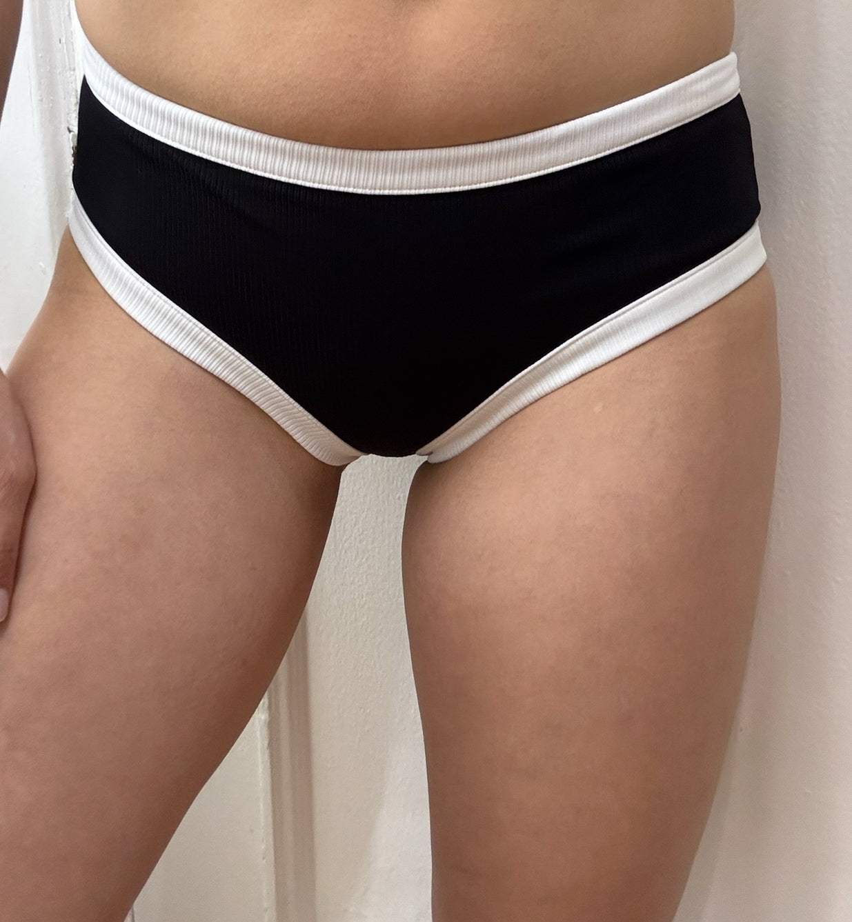 Chanel Black Bikini Bottoms