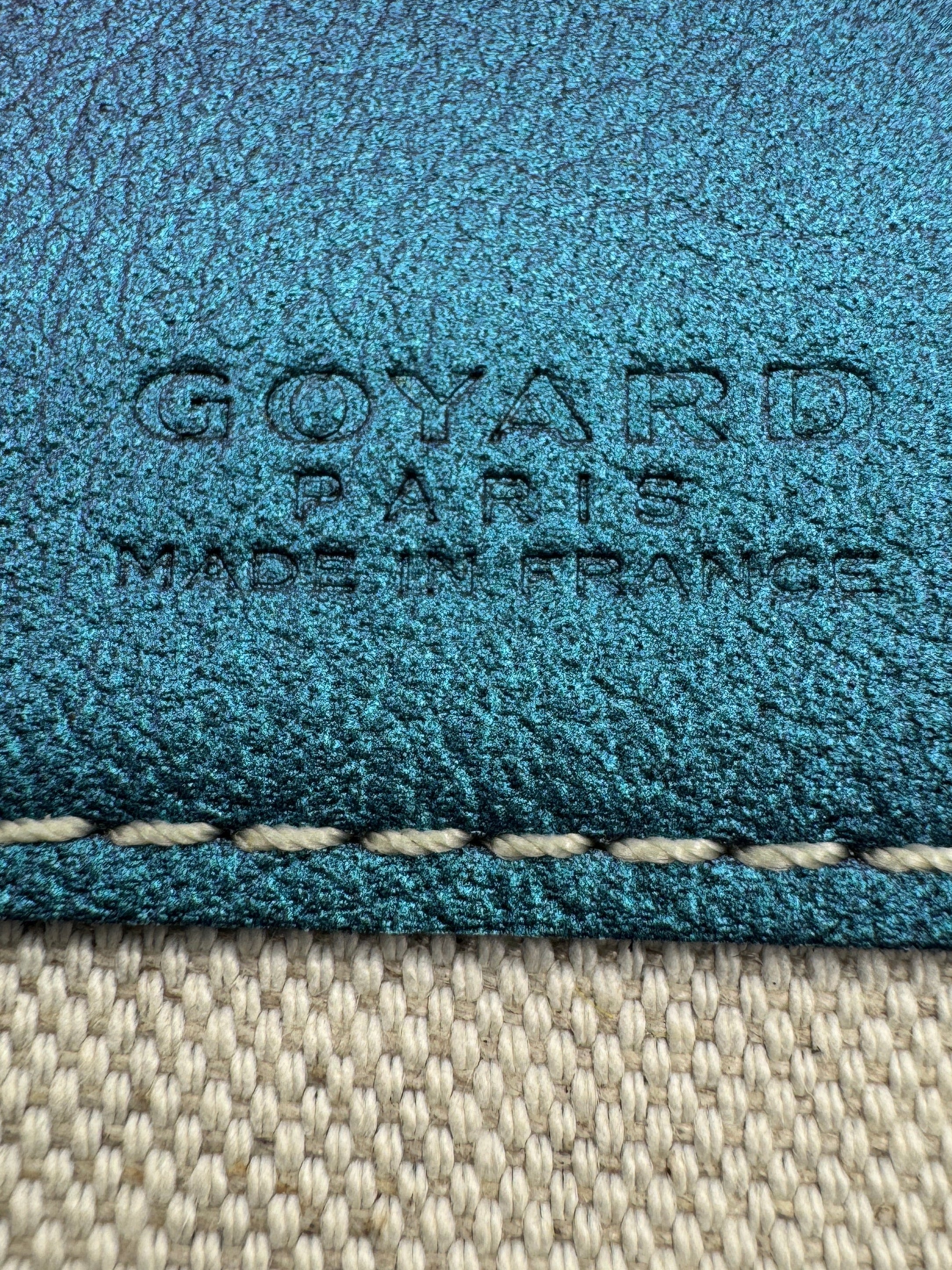 Goyard Boheme Blue Pearly Iridescent Hobo Bag