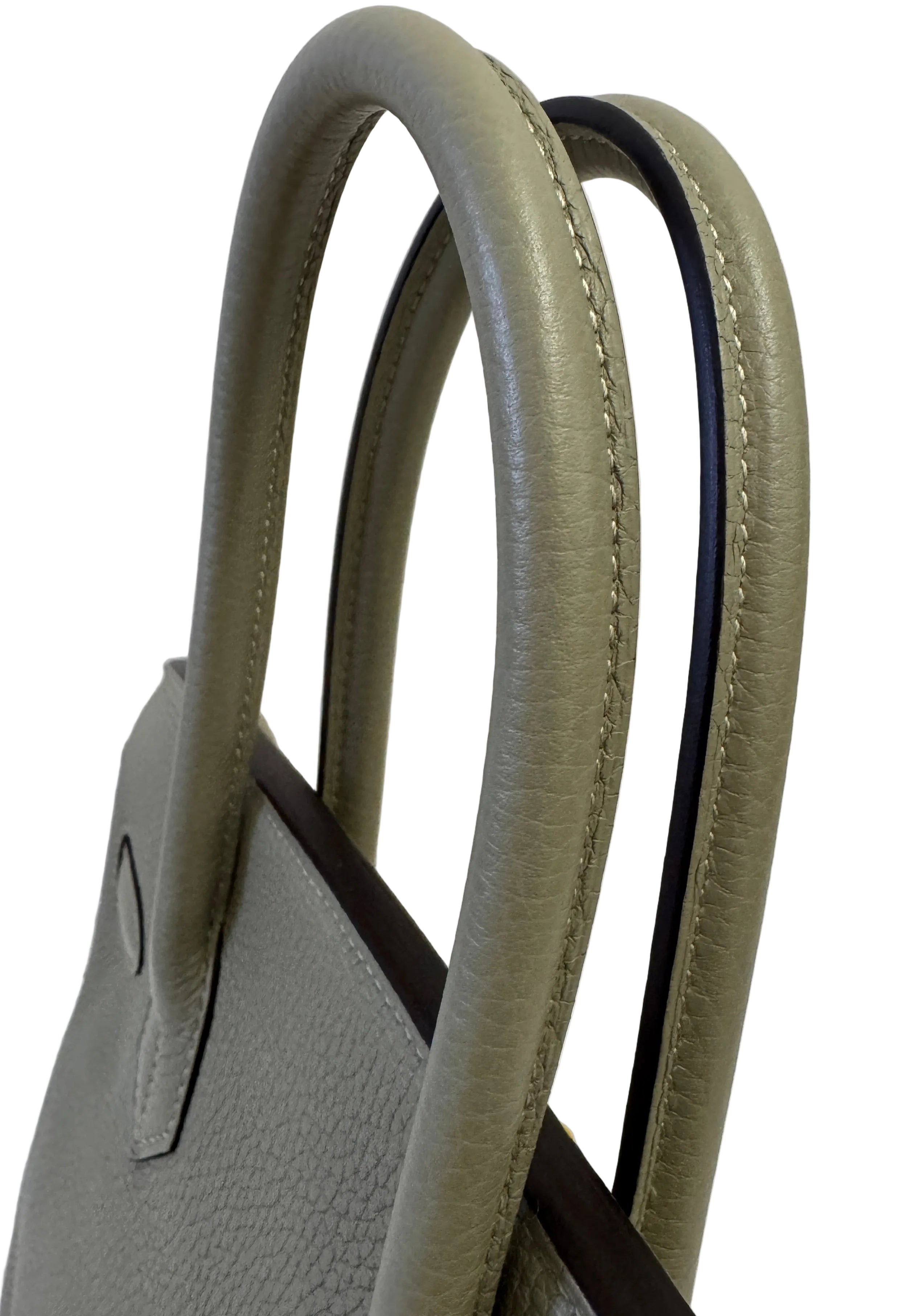 Hermès Birkin 30 Sauge Clemence Leather with Gold Hardware