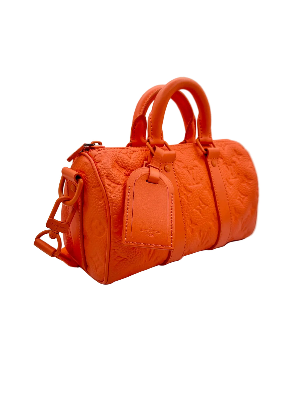 Louis Vuitton Orange Keepall Bandoulière 25