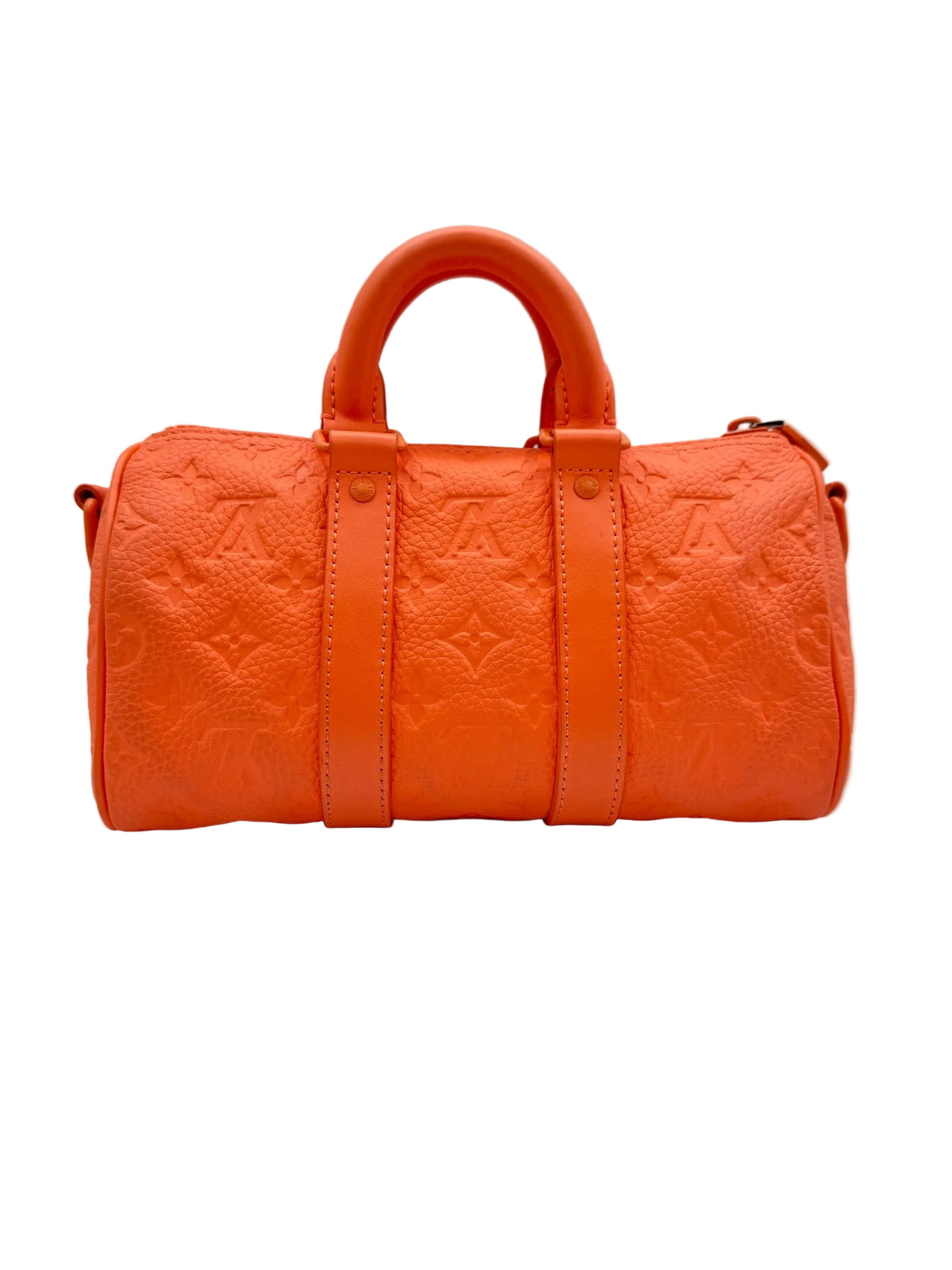 Louis Vuitton Orange Keepall Bandoulière 25