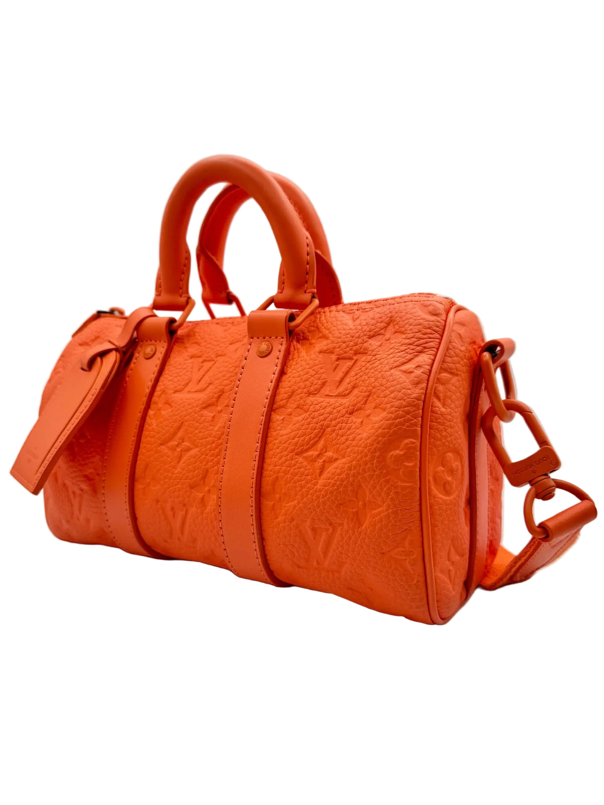 Louis Vuitton Orange Keepall Bandoulière 25