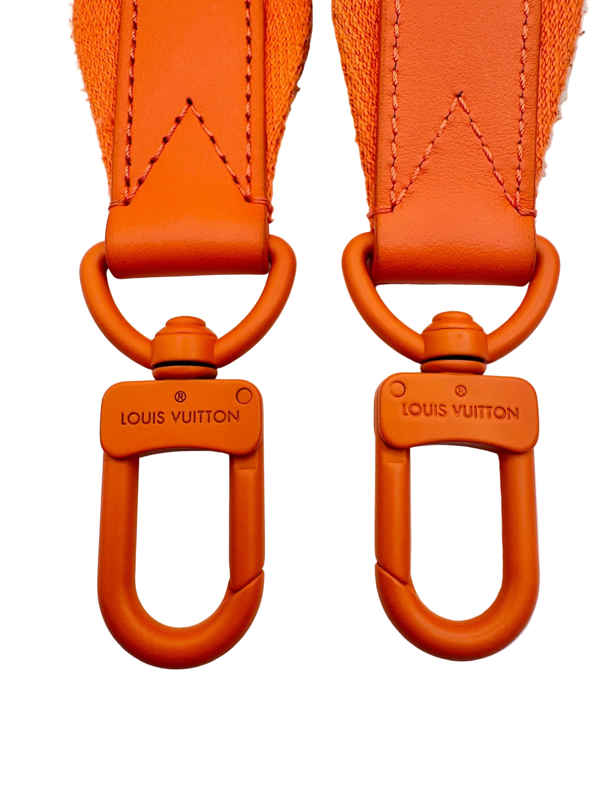 Louis Vuitton Orange Keepall Bandoulière 25